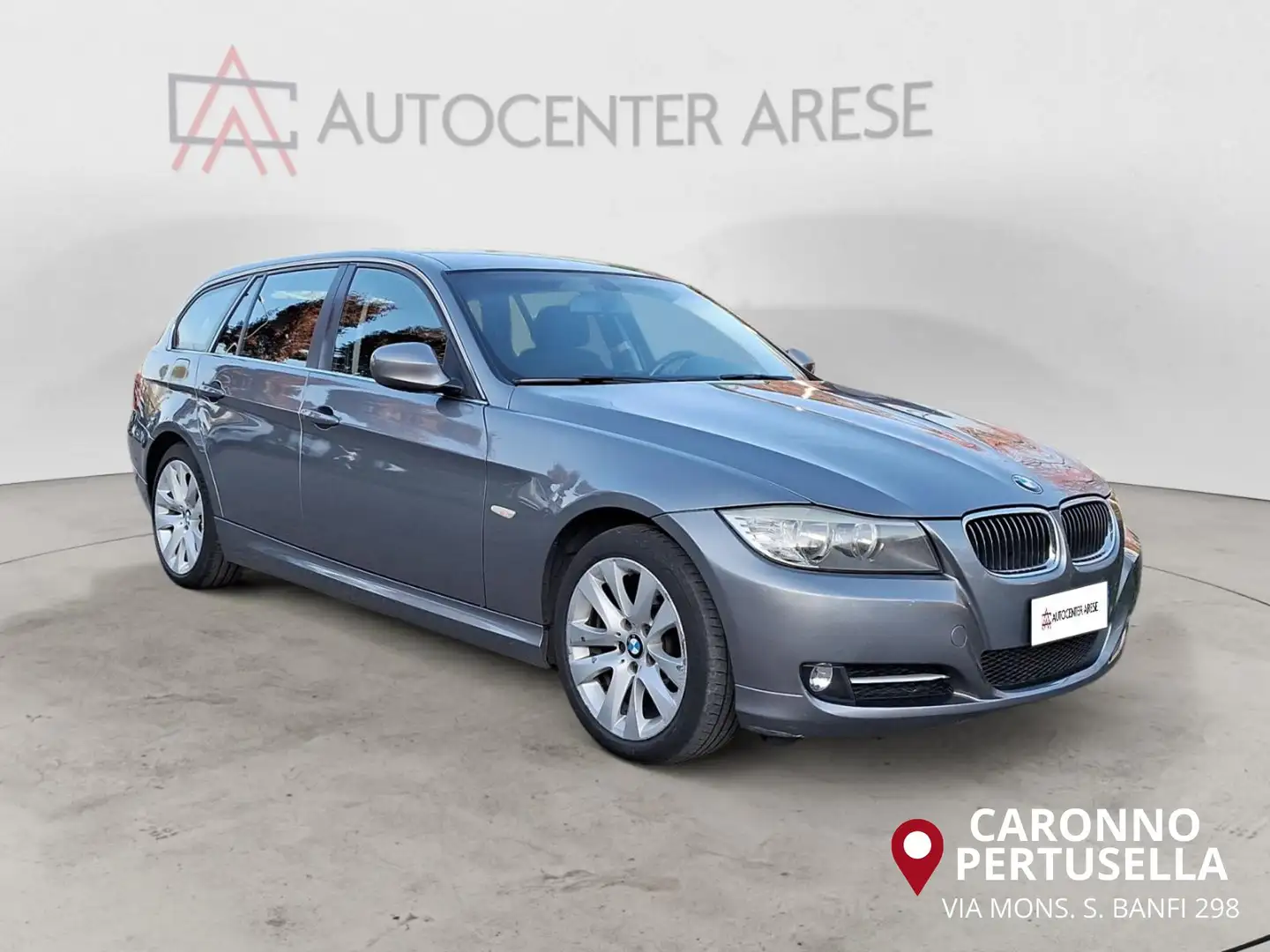 BMW 318 d 2.0 143CV cat Touring Attiva Gris - 2
