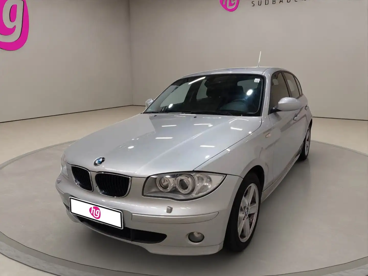 BMW 120 i AUTOMATIK KLIMA 5-TÜRIG ALU TÜV NEU Silber - 1