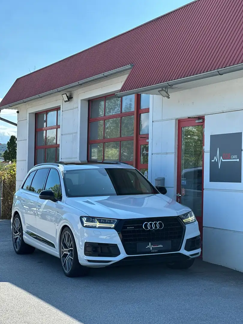 Audi Q7 3.0 TDI quattro S-Line 7-Sitzer Weiß - 1