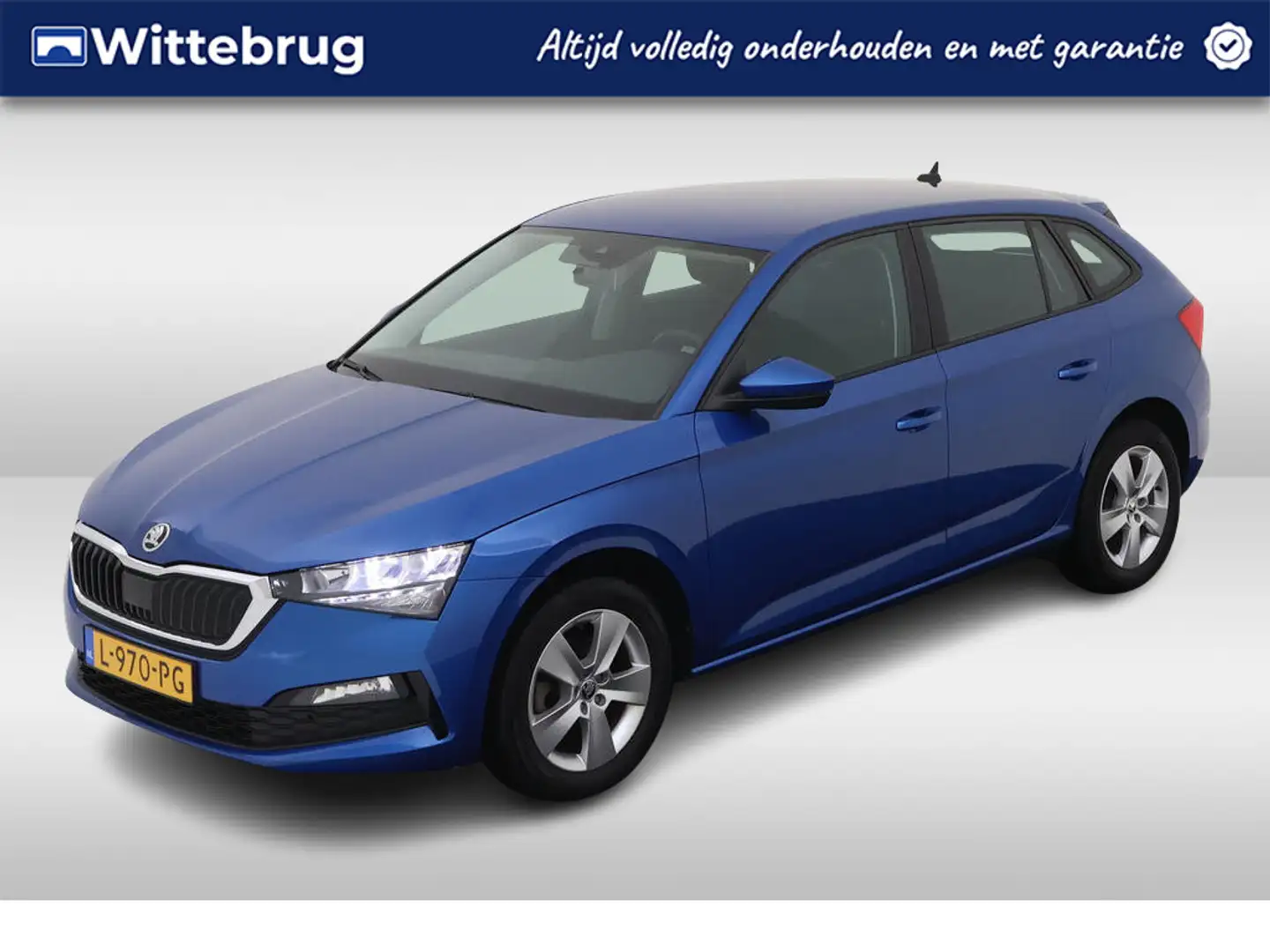 Skoda Scala 1.0 TSI Ambition Image App-Connect / Parkeersensor Blauw - 1