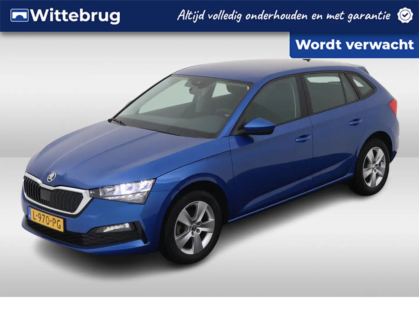 Skoda Scala 1.0 TSI Ambition Image App-Connect / Parkeersensor Blauw - 1