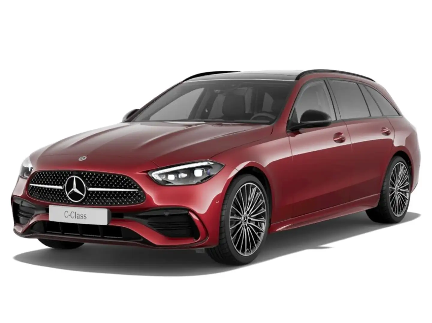 Mercedes-Benz C 220 d T AMG*NIGHT*PANO*DISTR*DIG.LIGHT*MEMO Rouge - 1