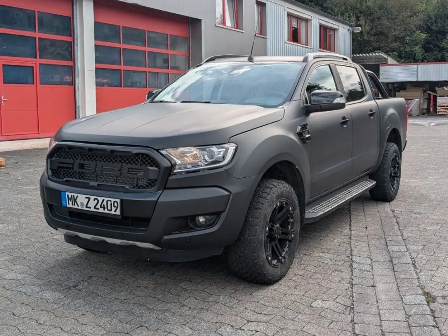 Ford Ranger Limited Black Edition (matt foliert) Schwarz - 2