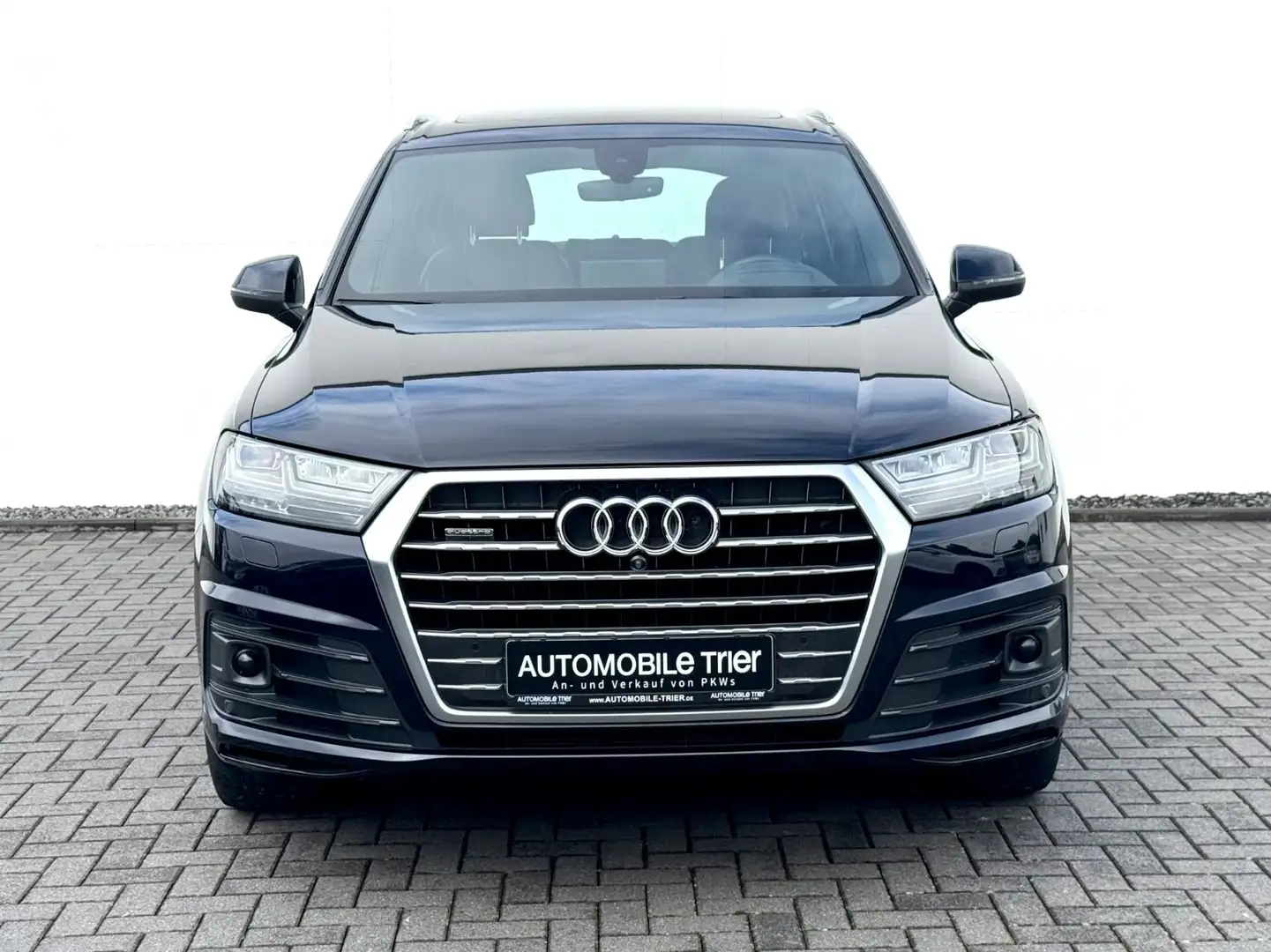 Audi Q7 3.0 TDI quattro S line Sport Plus 1.Hand Blau - 2
