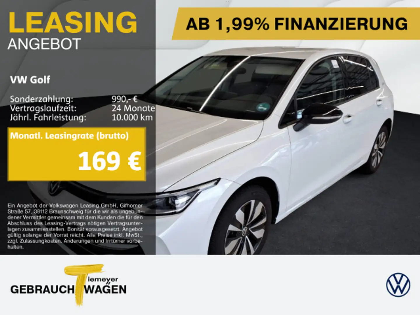 Volkswagen Golf 1.5 TSI GOAL NAVI AHK LED+ PRIVACY Wit - 1