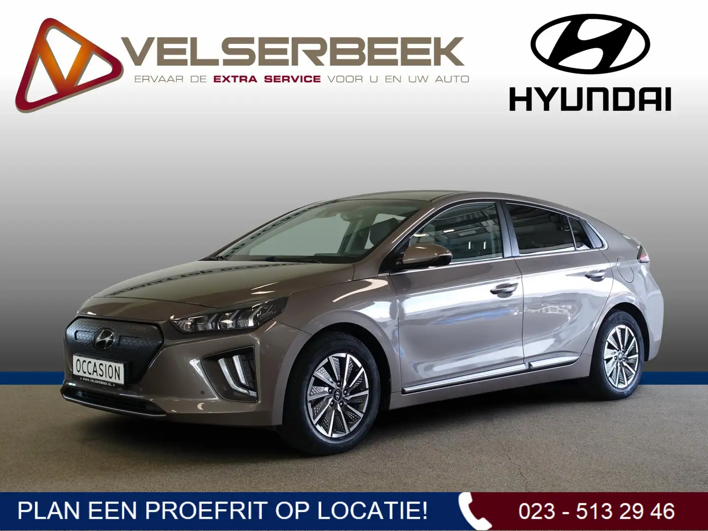 Hyundai IONIQ EV Premium 38 kWh * €2000 SUBSIDIE / BTW AUTO * Marrone - 1