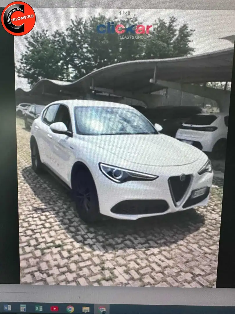 Alfa Romeo Stelvio 2.2 Turbodiesel 160 CV AT8 RWD Super in Arrivo Blanc - 2