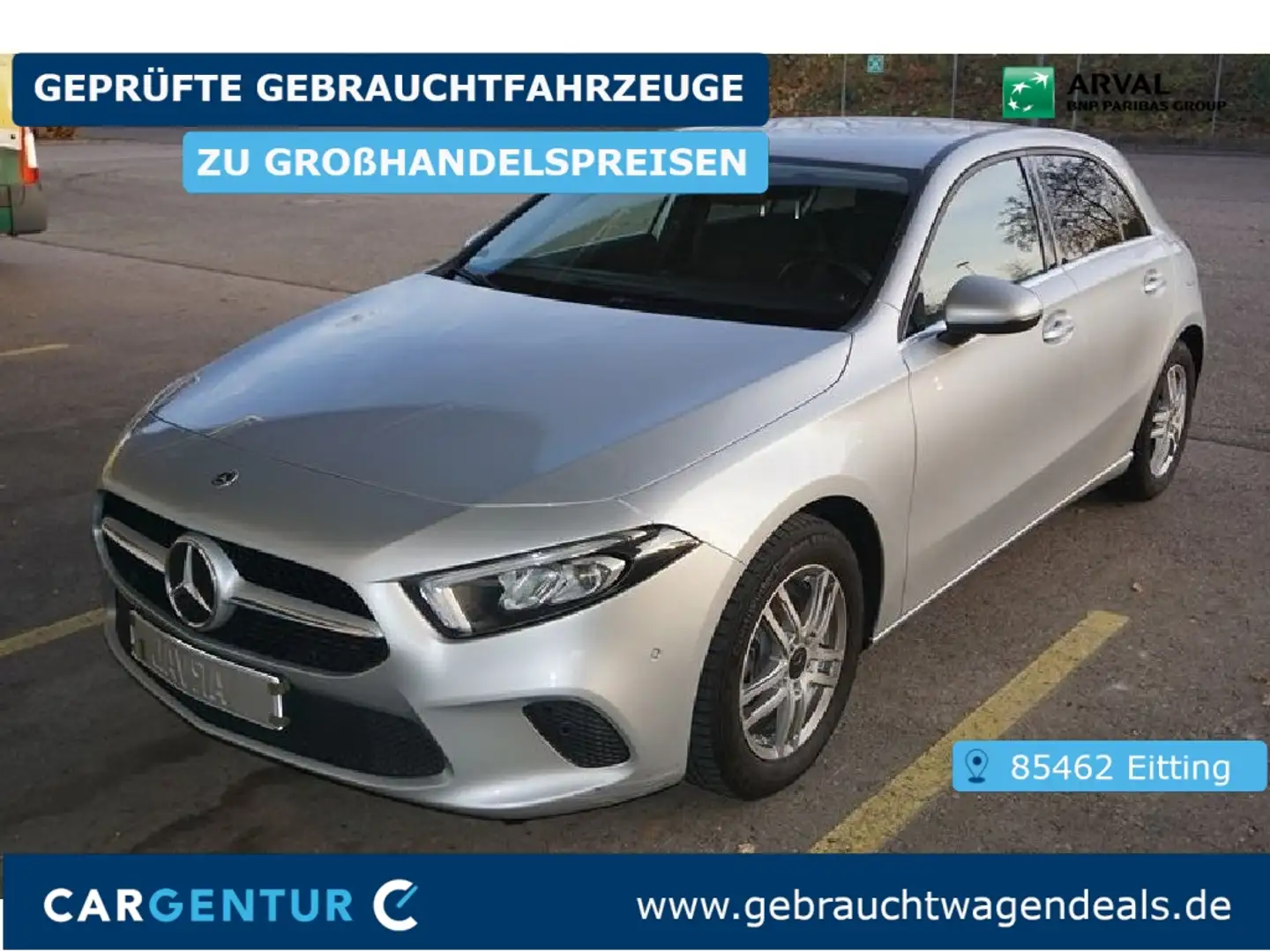 Mercedes-Benz A 200 Key LED Lane Navi RKam AUT Park-Assist PDC Argent - 1