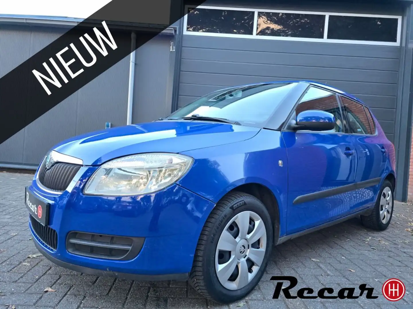Skoda Fabia 1.2 Classic/Airco/5Drs/NwApk/Aux Blauw - 1