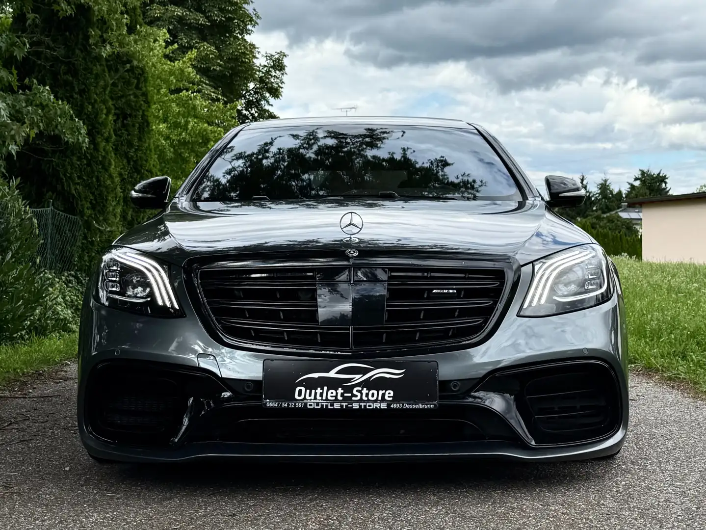 Mercedes-Benz S 63 AMG 4Matic+*Lang*Chauffeur-Paket*Keramik*MwSt*VOLL* Gris - 2
