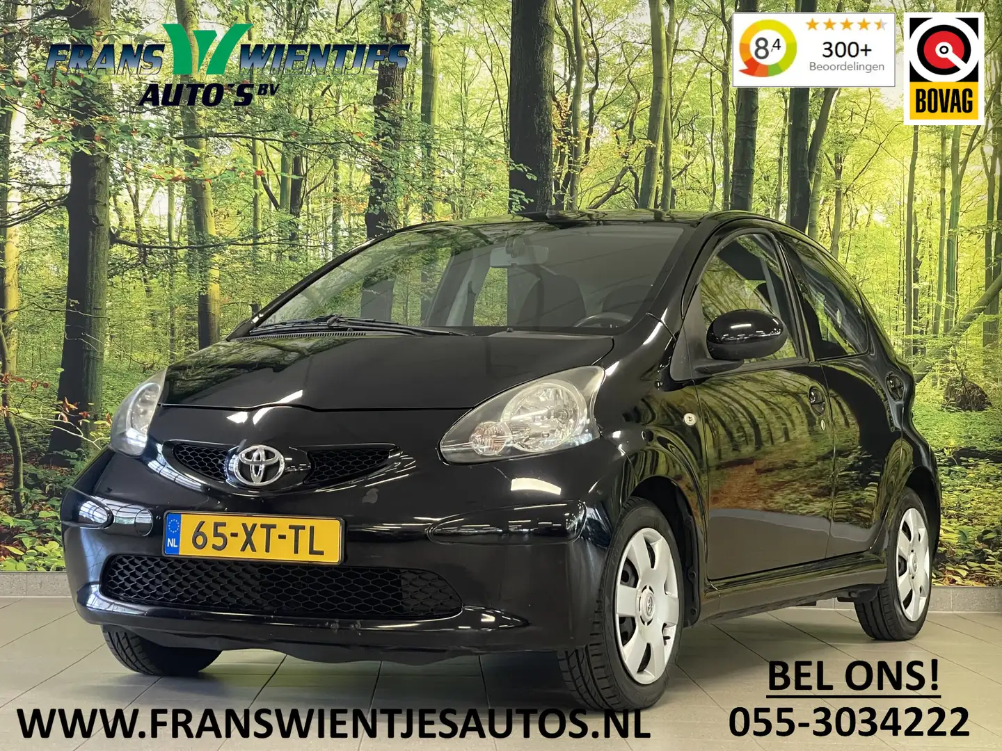 Toyota Aygo 1.0-12V + | 2e Eigenaar | Origineel Nederlands | U Zwart - 1