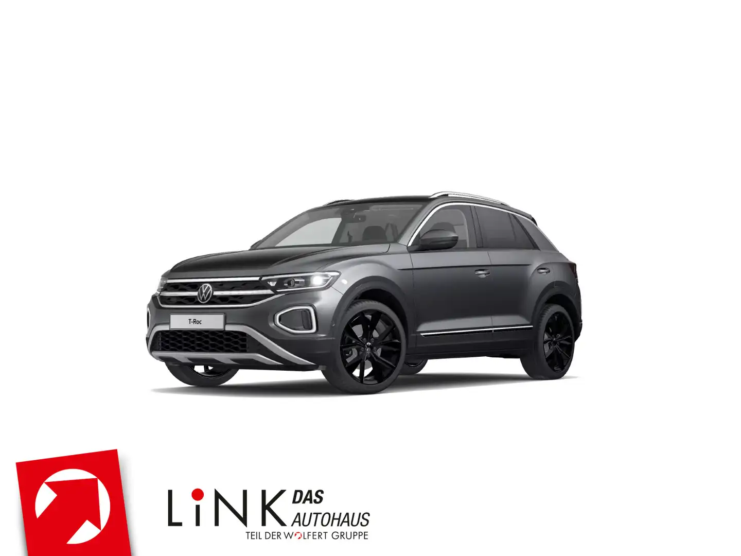 Volkswagen T-Roc Style 1.5 TSI DSG STHZG AHK NAVI ACC CARPL Grau - 1