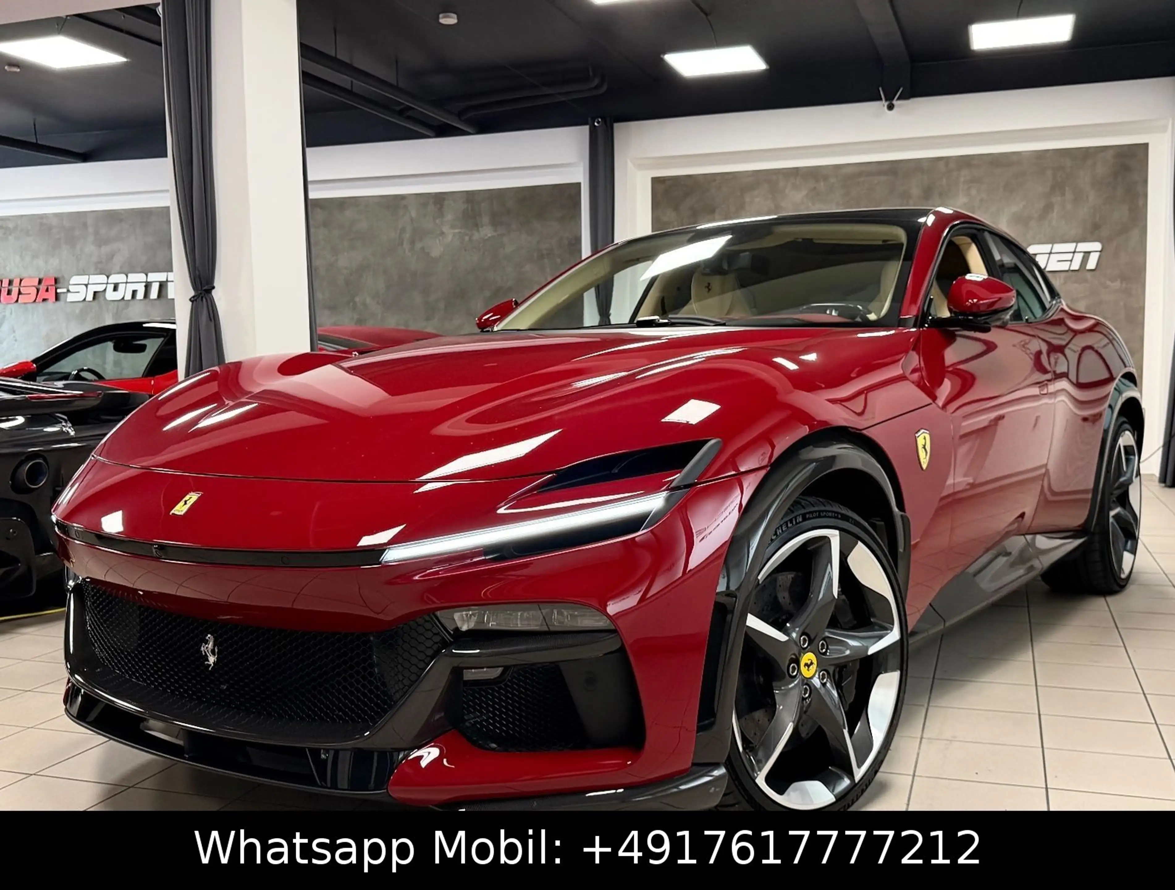 Ferrari Purosangue PUROSANGUE V12 RED EXT CREMA INT CARBON FULLOPT! — photo 4