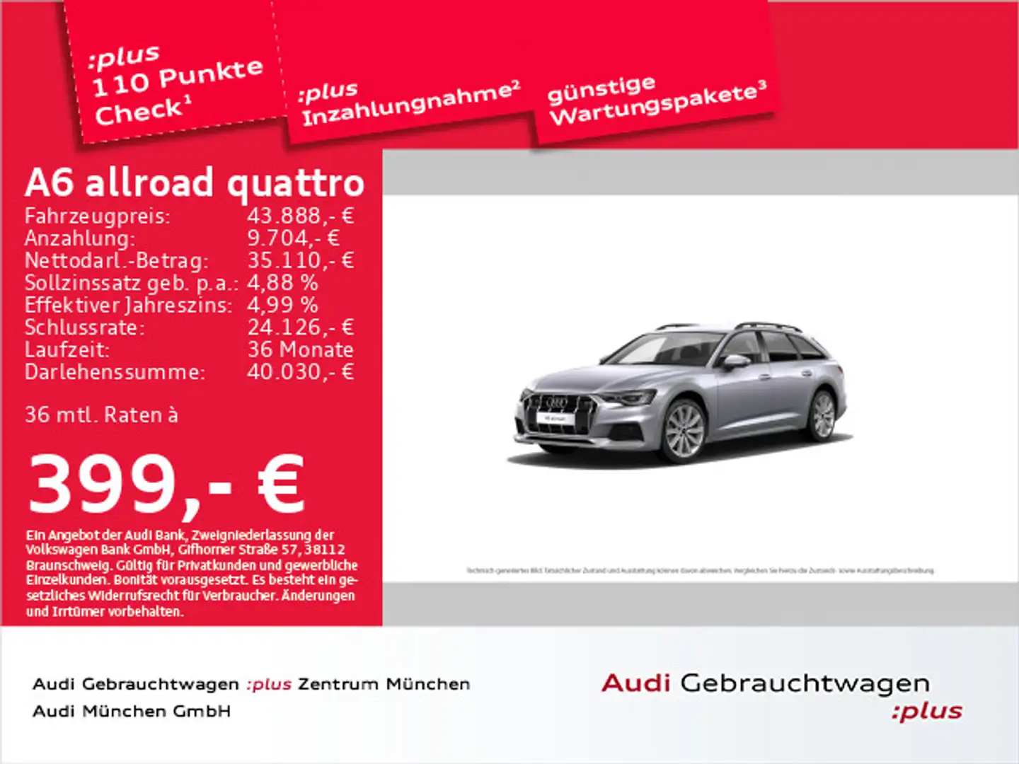Audi A6 allroad A6 allroad 50 TDI qu. tiptronic Matrix LED Navi+ Stříbrná - 1