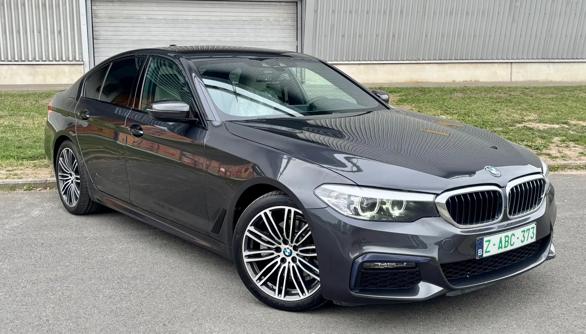 BMW 518 G30| PACK M |PACK SHADOW|CUIR BLANC| 99.000km!! Gris - 2