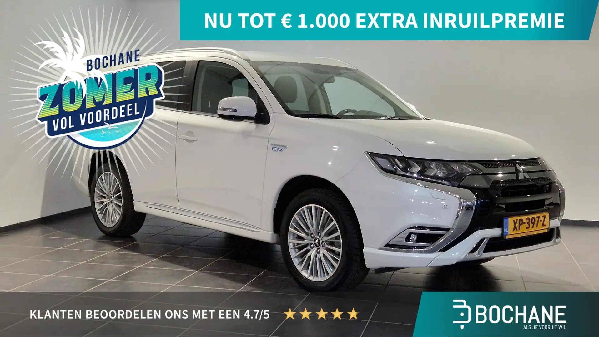 Mitsubishi Outlander 2.4 PHEV Intense | Camera | Navigatie Wit - 1