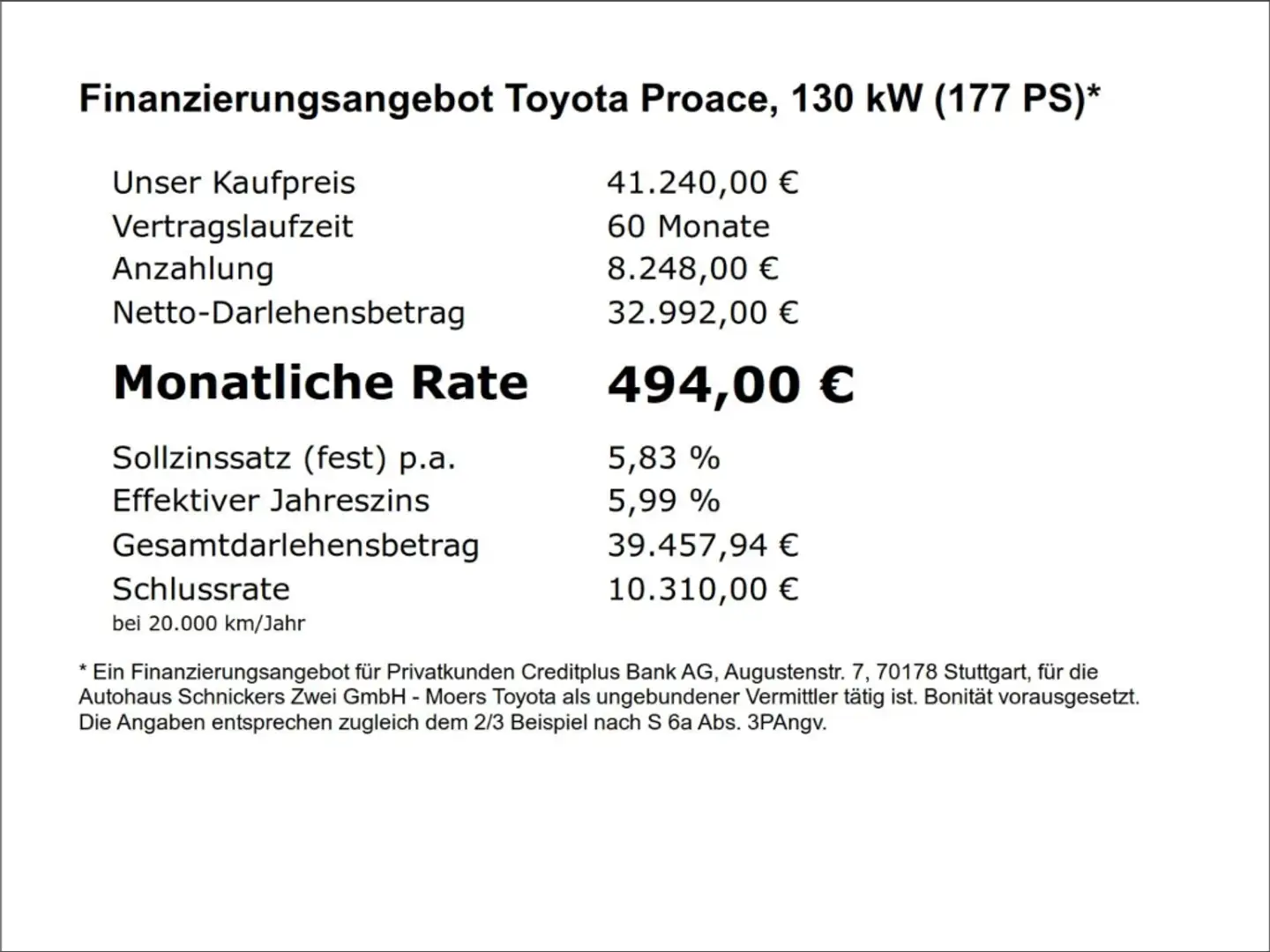 Toyota Proace L2 Verso Team D+8-SITZER !! Noir - 2