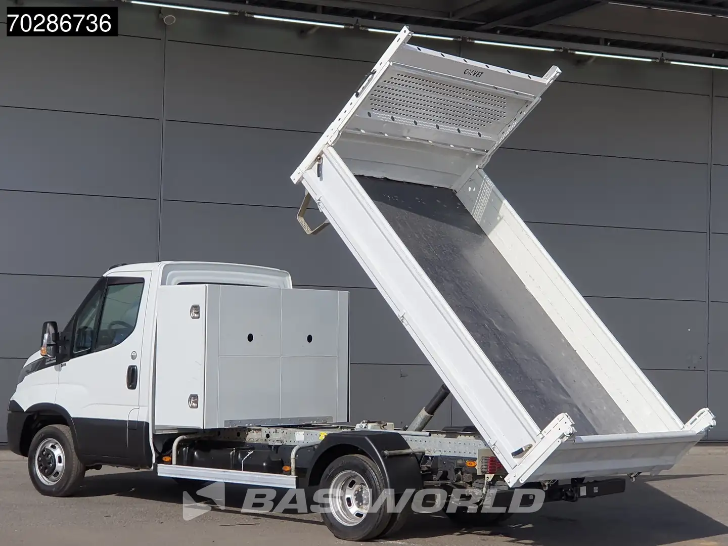 Iveco Daily 35C18 3.0L Automaat Kipper met Kist Dubbellucht 3, Wit - 2