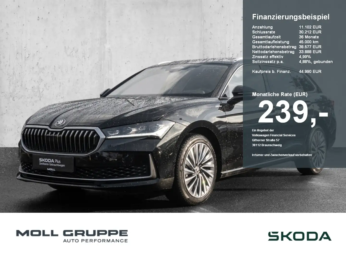 Skoda Superb Combi 2.0 TSI 4Motion DSG Laurin&Klement Schwarz - 1