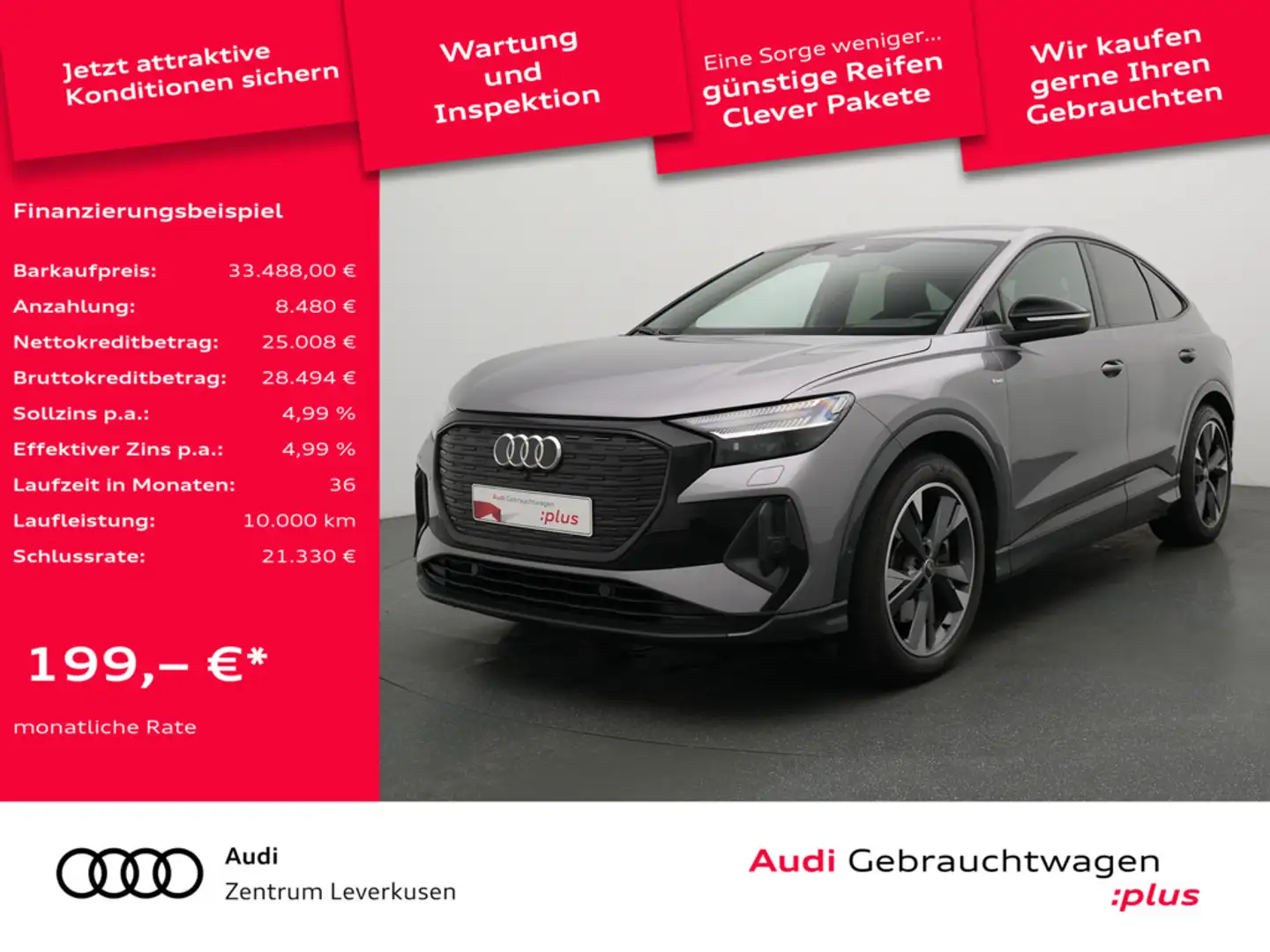 Audi Q4 e-tron Grau - 1