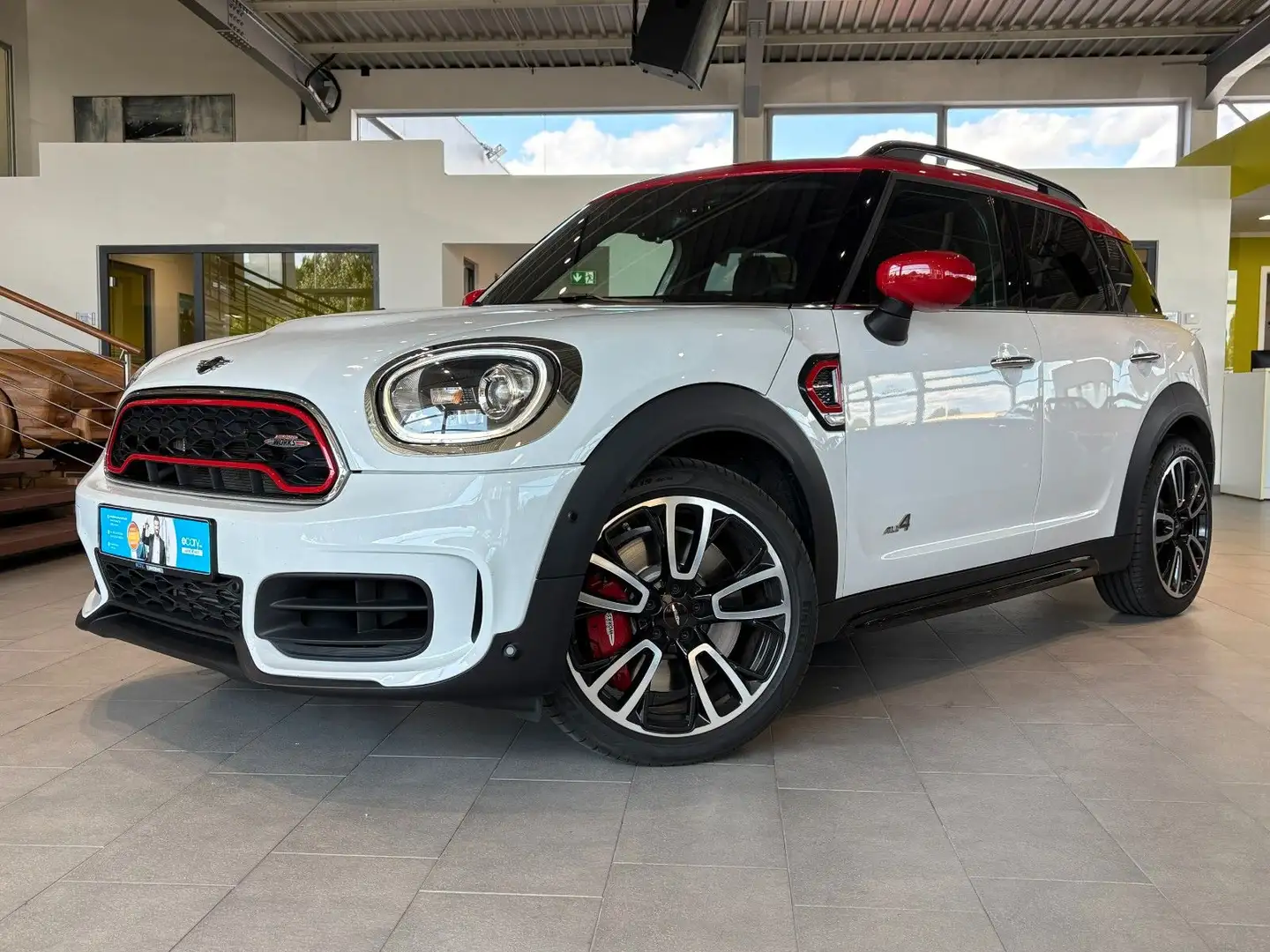 MINI Cooper S Countryman John Cooper Works*Chili*Business*Harman-Kardon* Blanc - 1