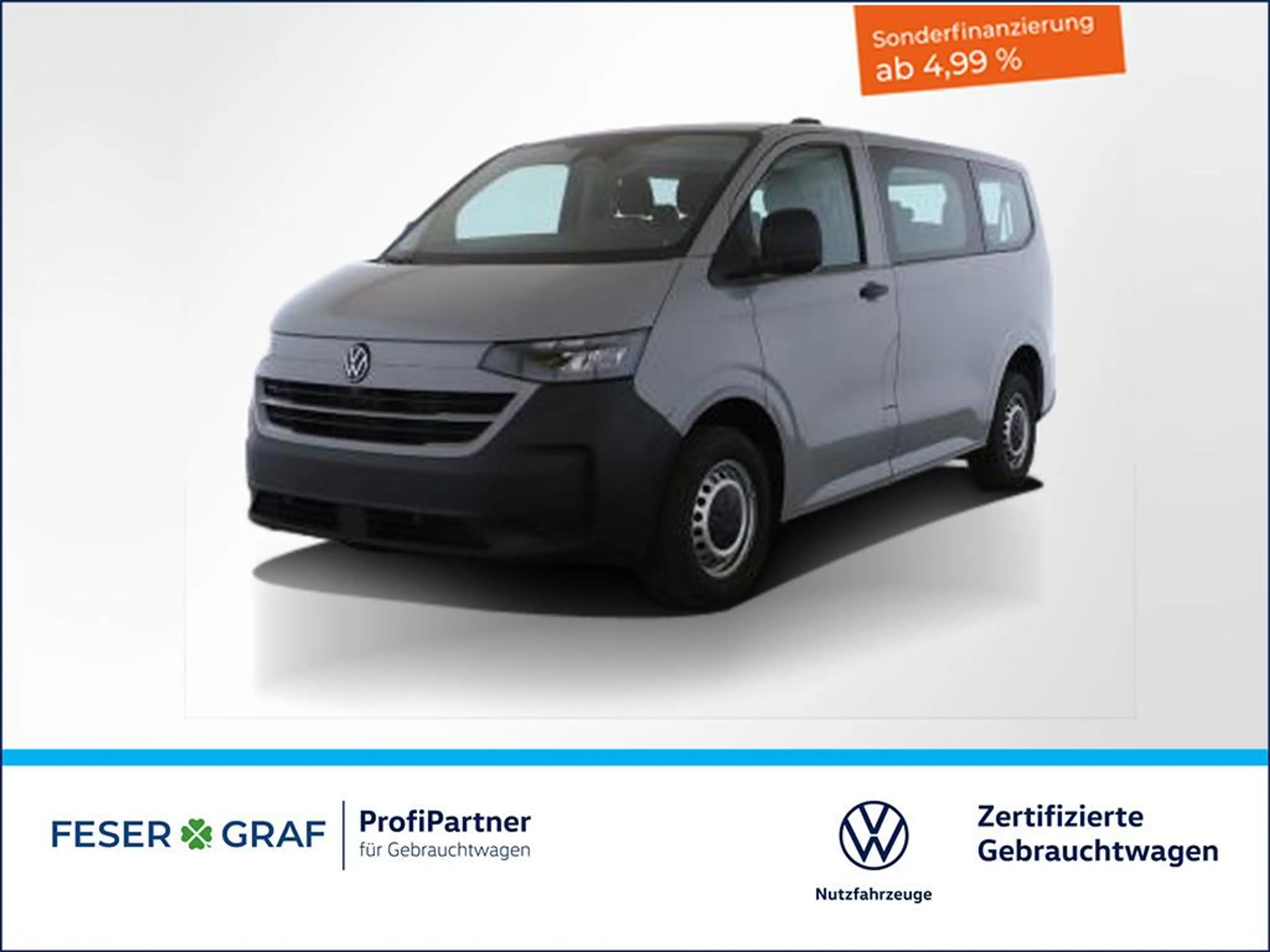Volkswagen T7 Kombi 2.0TDI 9Sitze AHK Klimaanlage Rückfahrkamera