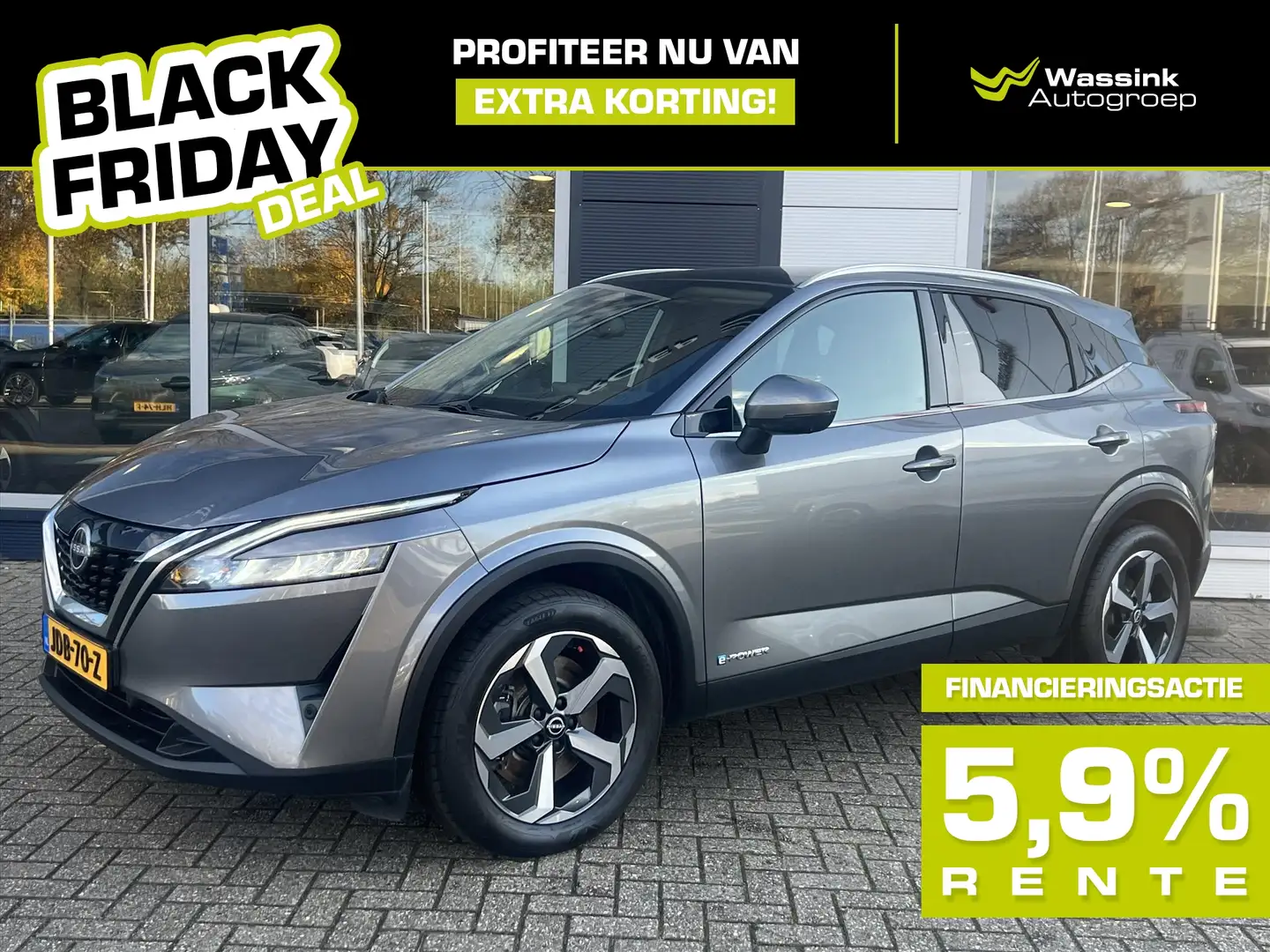 Nissan Qashqai BLACK FRIDAY DEAL | E-power 190pk Business Design Grau - 1