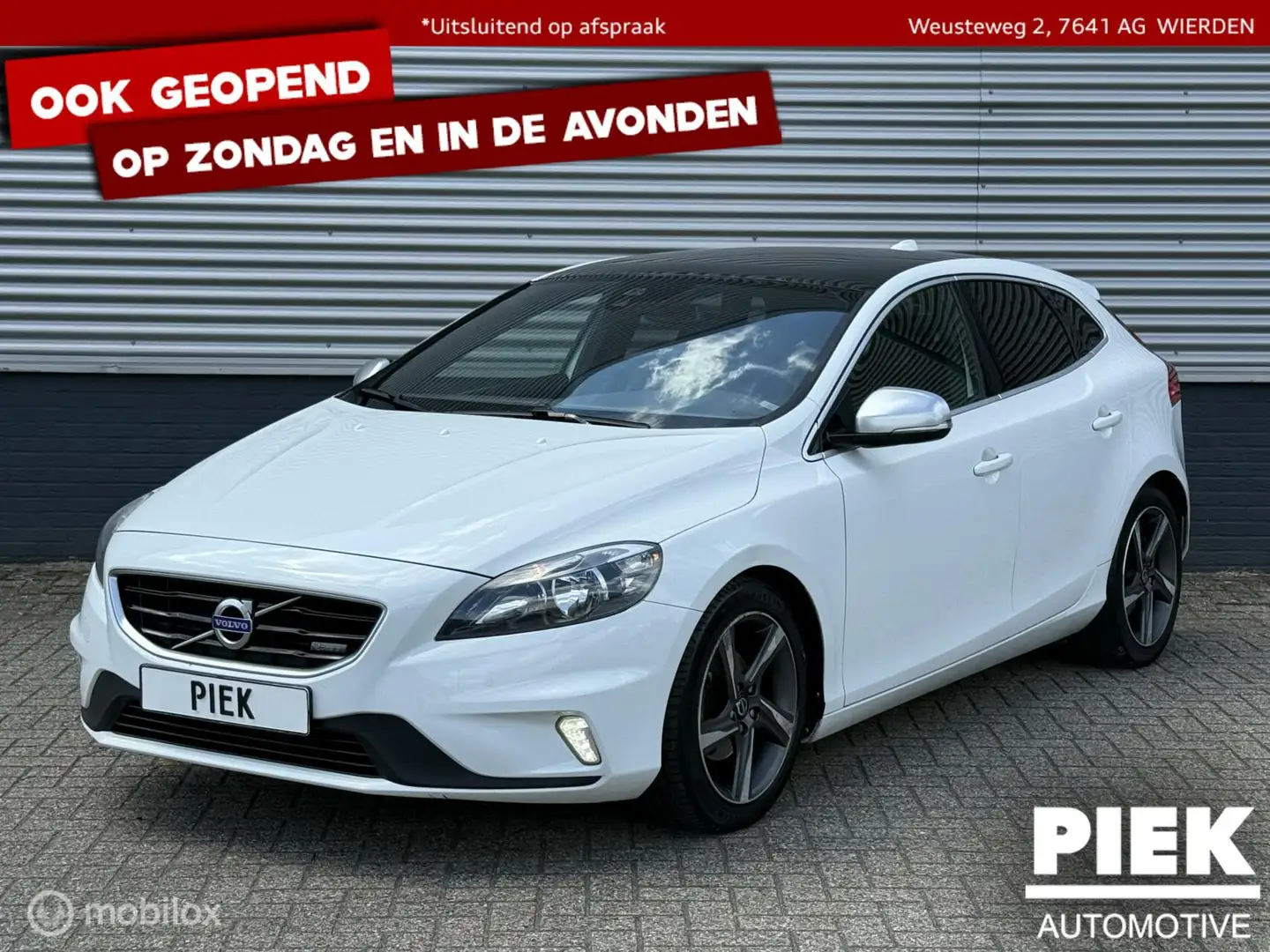 Volvo V40 1.6 D2 R-Design EXPORTPRIJS Wit - 1