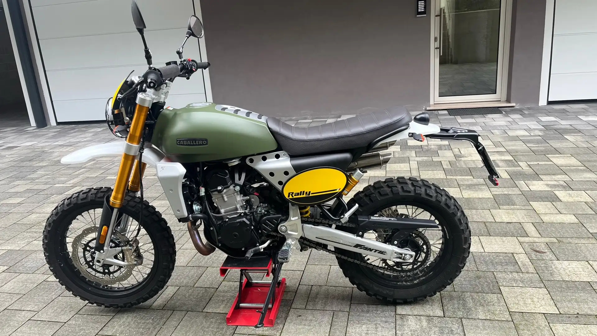 Fantic Caballero 500 Rally patente A2 Verde - 2