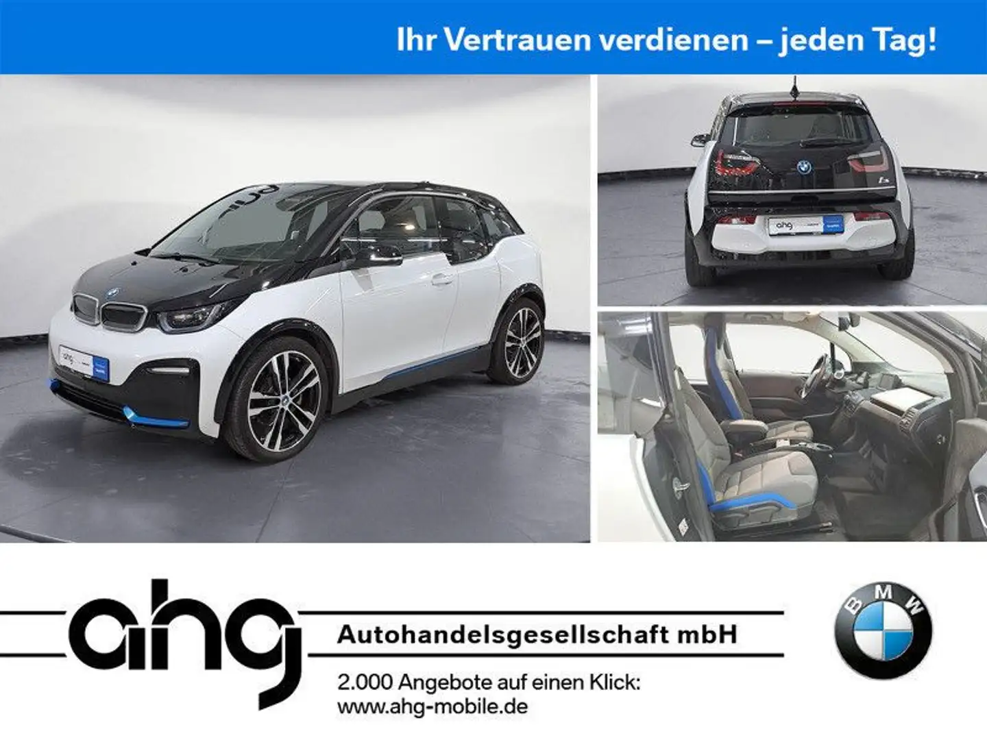 BMW i3 s (120 Ah), Navi Business Klimaaut. Weiß - 1