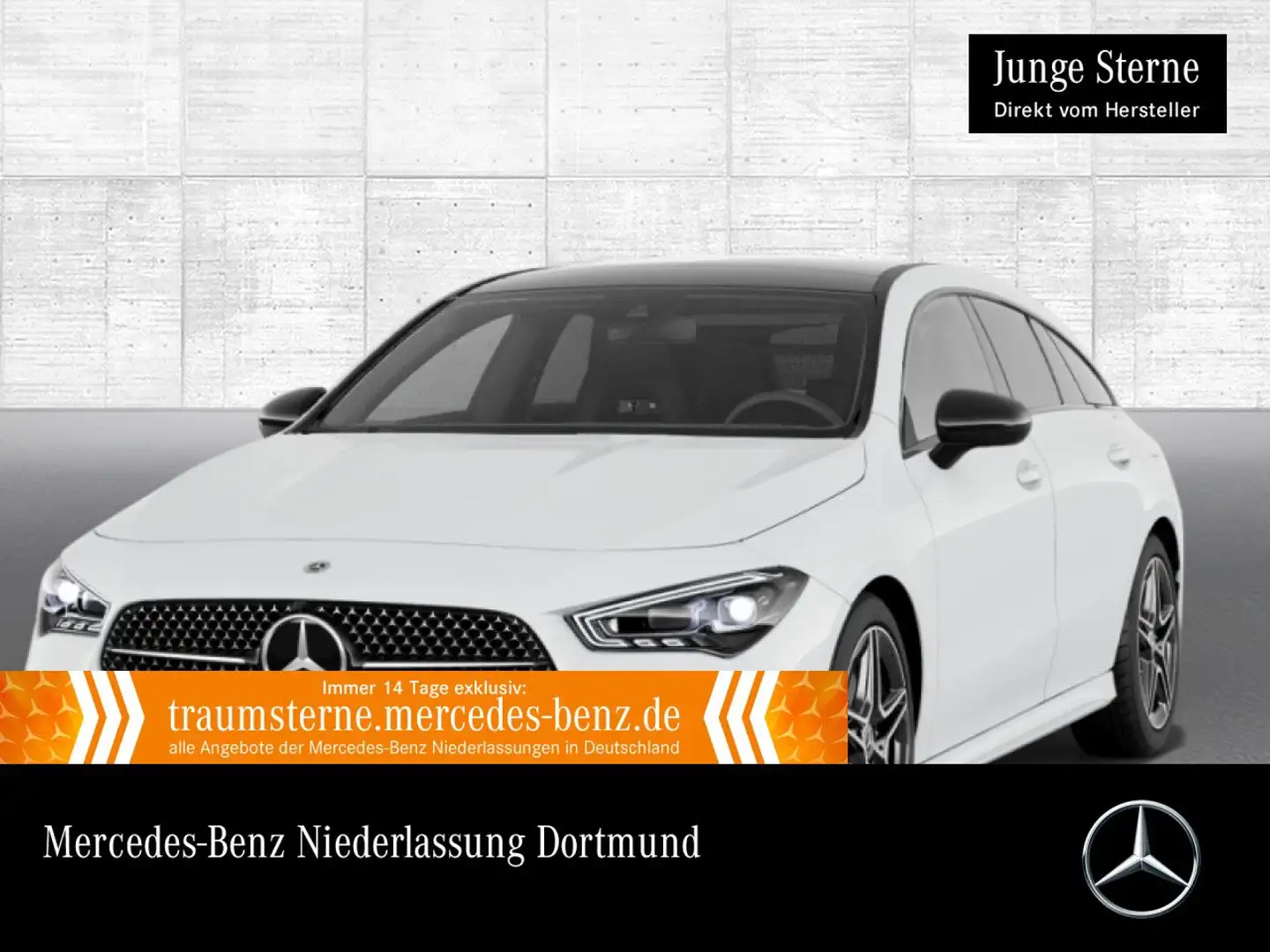 Mercedes-Benz CLA 250 4M AMG+NIGHT+PANO+360°+AHK+MULTIBEAM+TOTW Weiß - 1