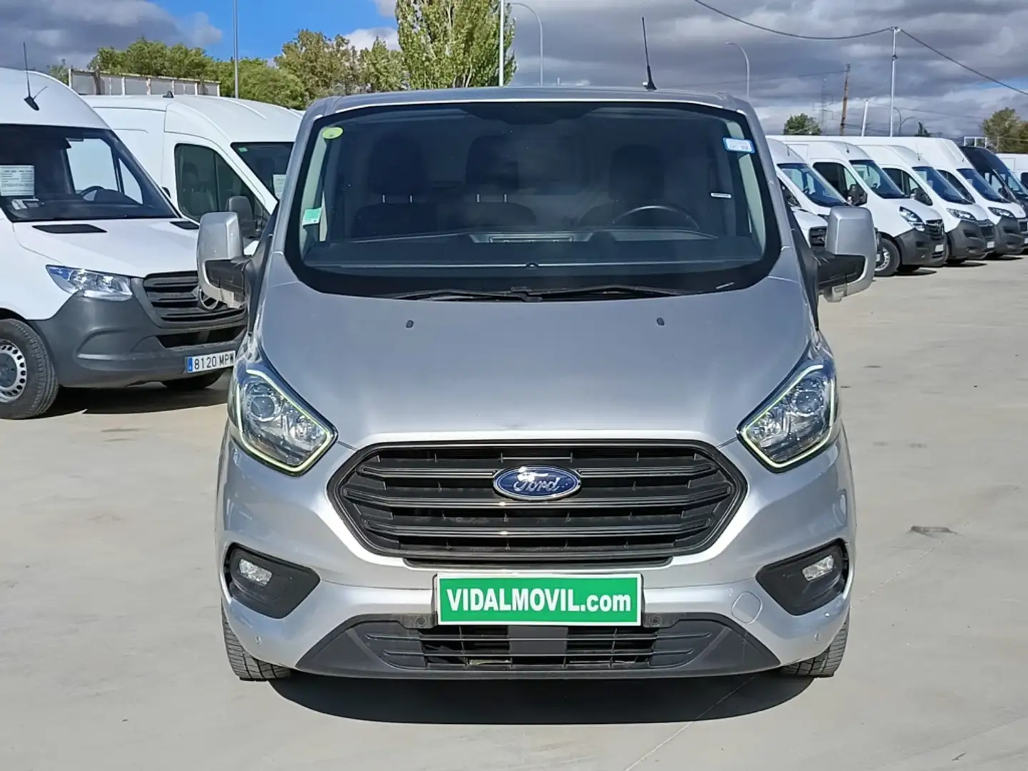 Ford Transit Custom FT 300 L1 Van Trend EcoBlue Hybrid Gris - 2