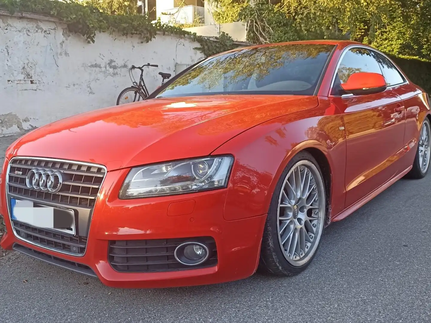 Audi A5 A5 2.0 TFSI S-Line - S5 Felgen Tiefergelegt Rot - 1