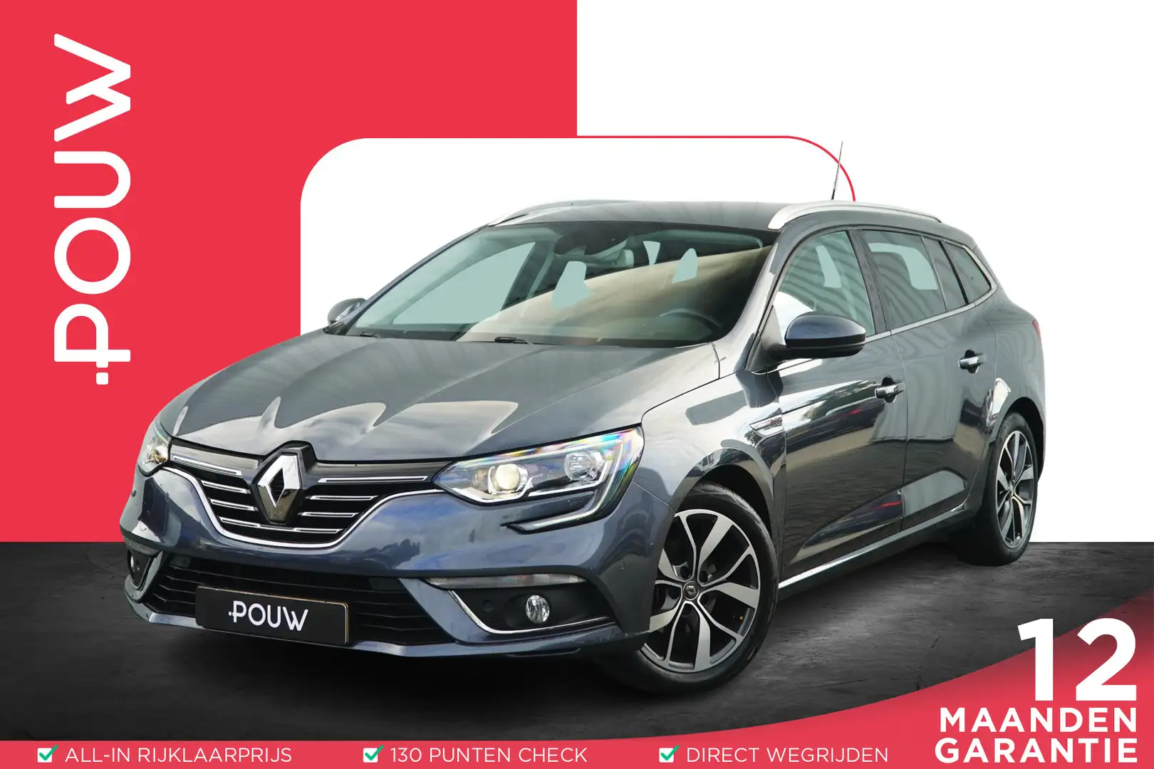 Renault Megane Estate 1.2 TCe 130pk Bose | Navigatie | Bose Audio Gris - 1