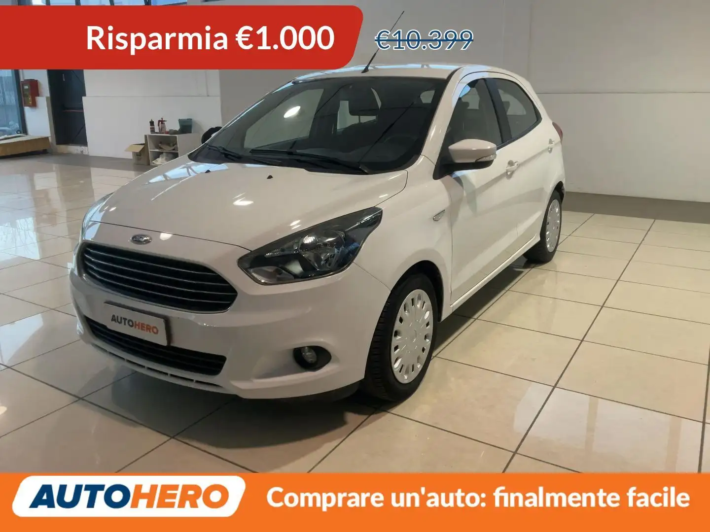 Ford Ka/Ka+ 1.2 Ti-VCT Blanc - 1