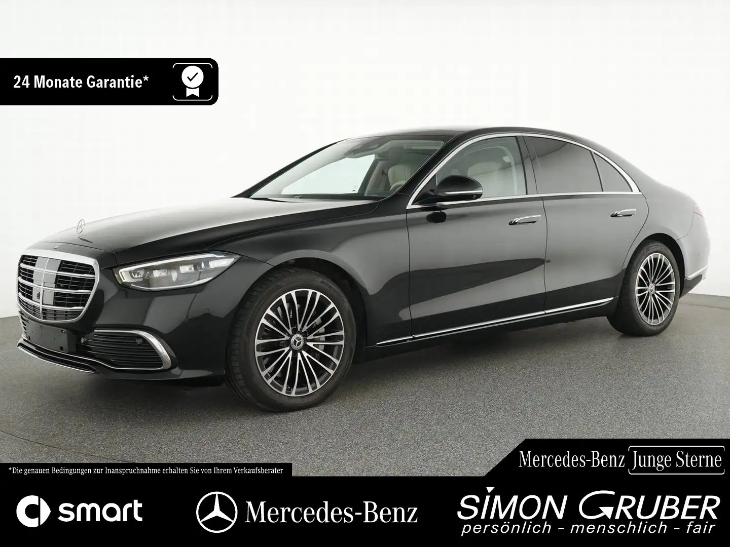 Mercedes-Benz S 350 d Burm Pano Ambi+ Leder beige 4*Sitzhzg. Schwarz - 1