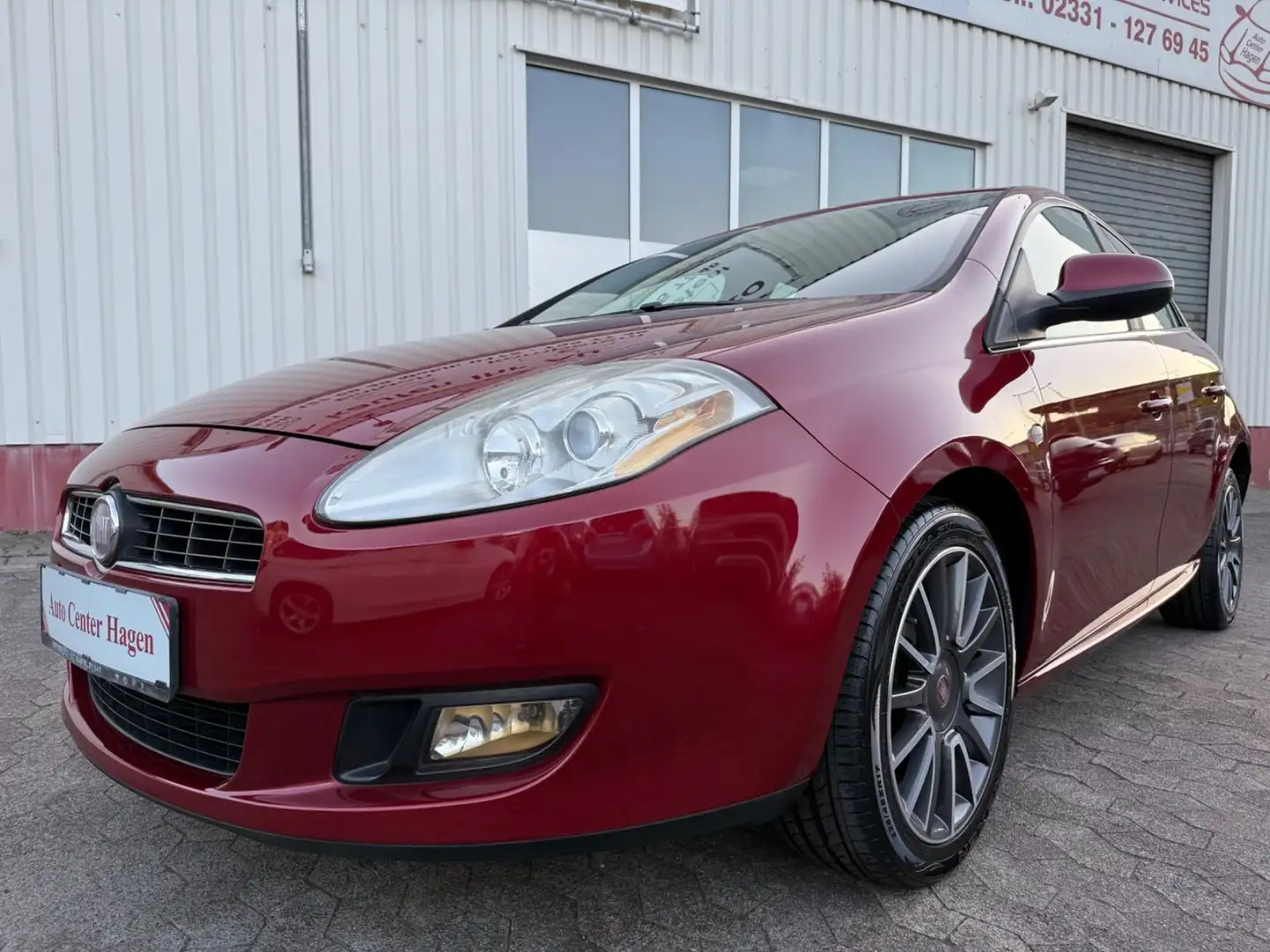 Fiat Bravo 1.4 16V 66kW 90PS Racing/Klima/PDC/1.Hand Piros - 1