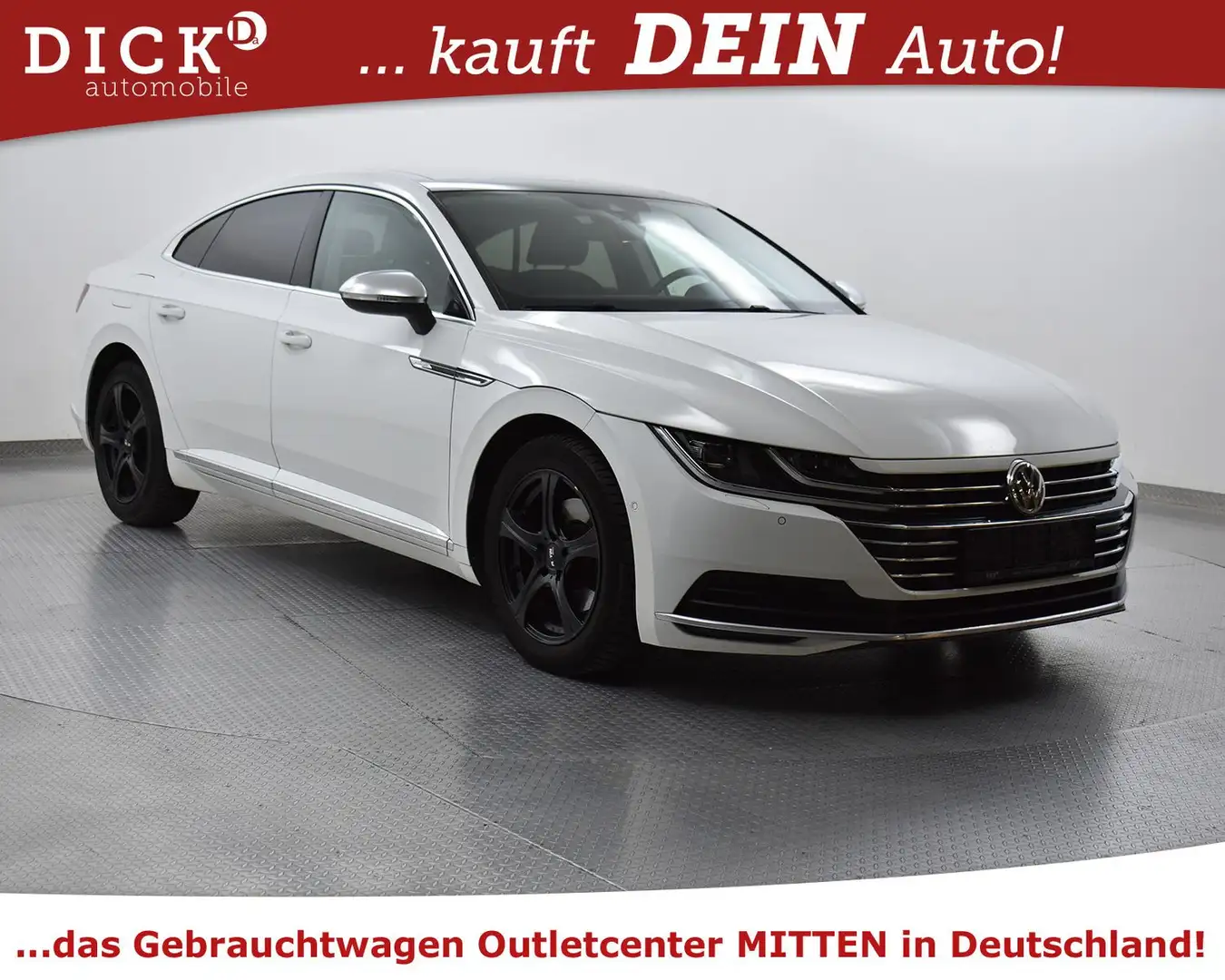 Volkswagen Arteon 2.0d DSG Elegan PANO+VIRTU+KAMER+LED+ACC+ Blanc - 1