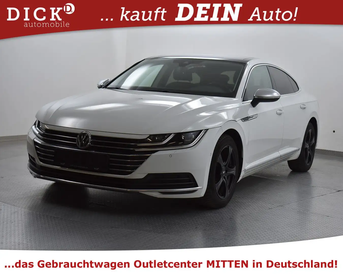 Volkswagen Arteon 2.0d DSG Elegan PANO+VIRTU+KAMER+LED+ACC+ Blanc - 2