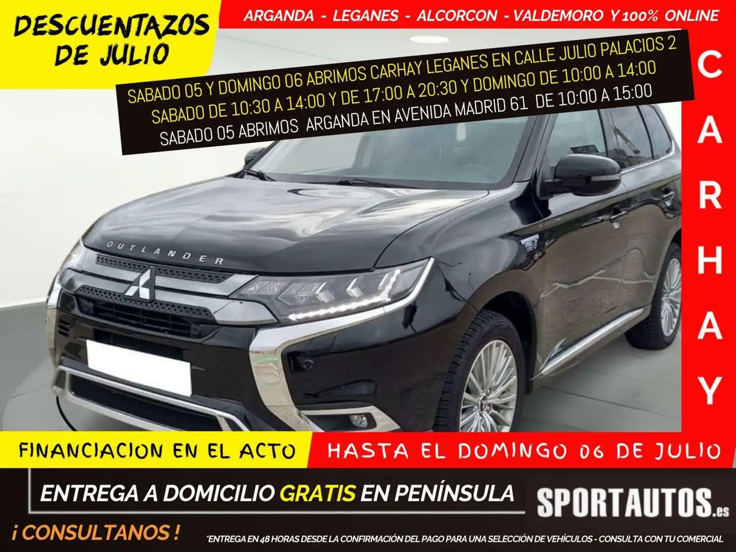 Mitsubishi Outlander 2.4I 4WD PHEV BUSINESS EDITION Gris - 1