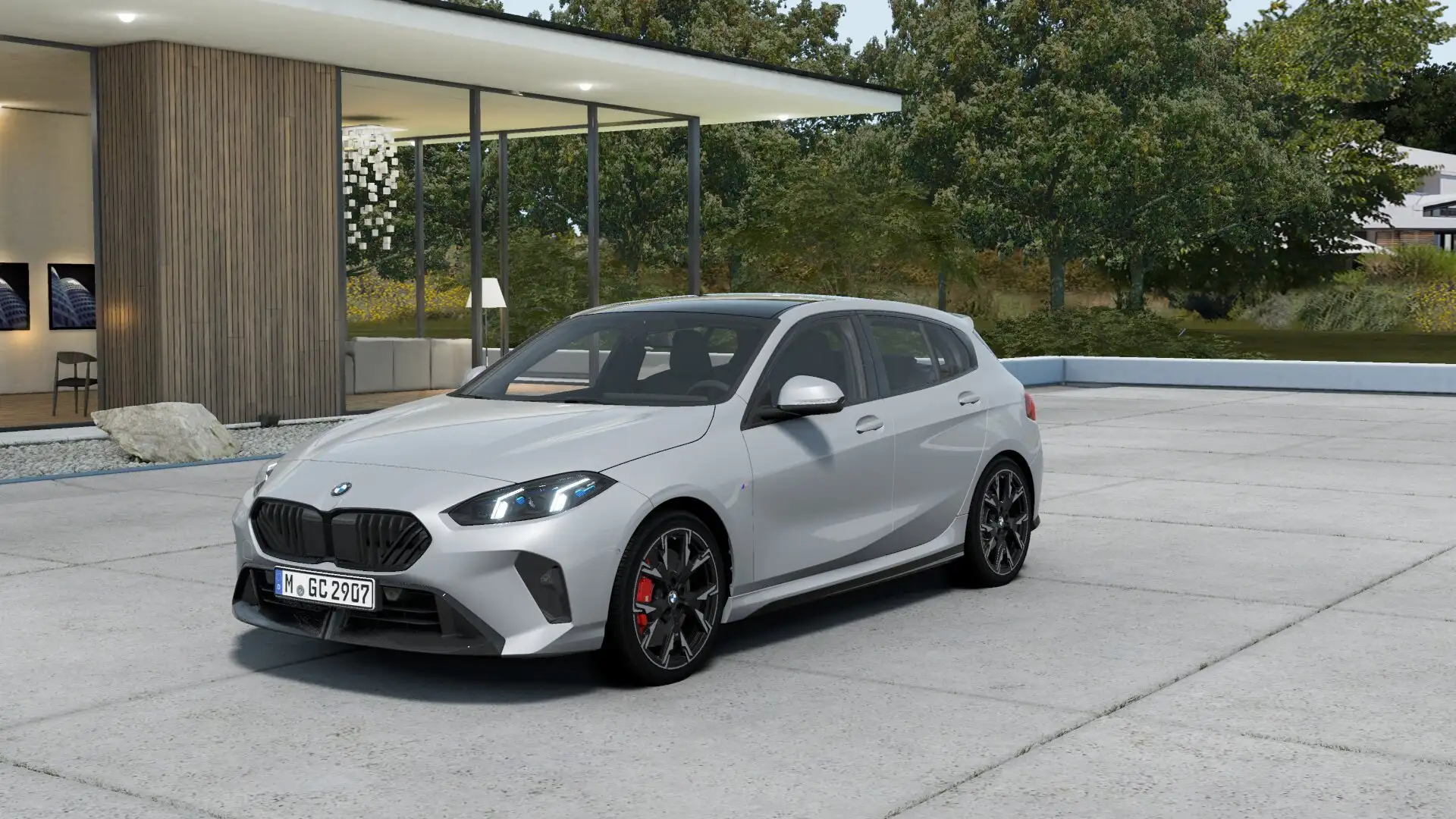 BMW 118 118d MSport Pro Grigio - 1