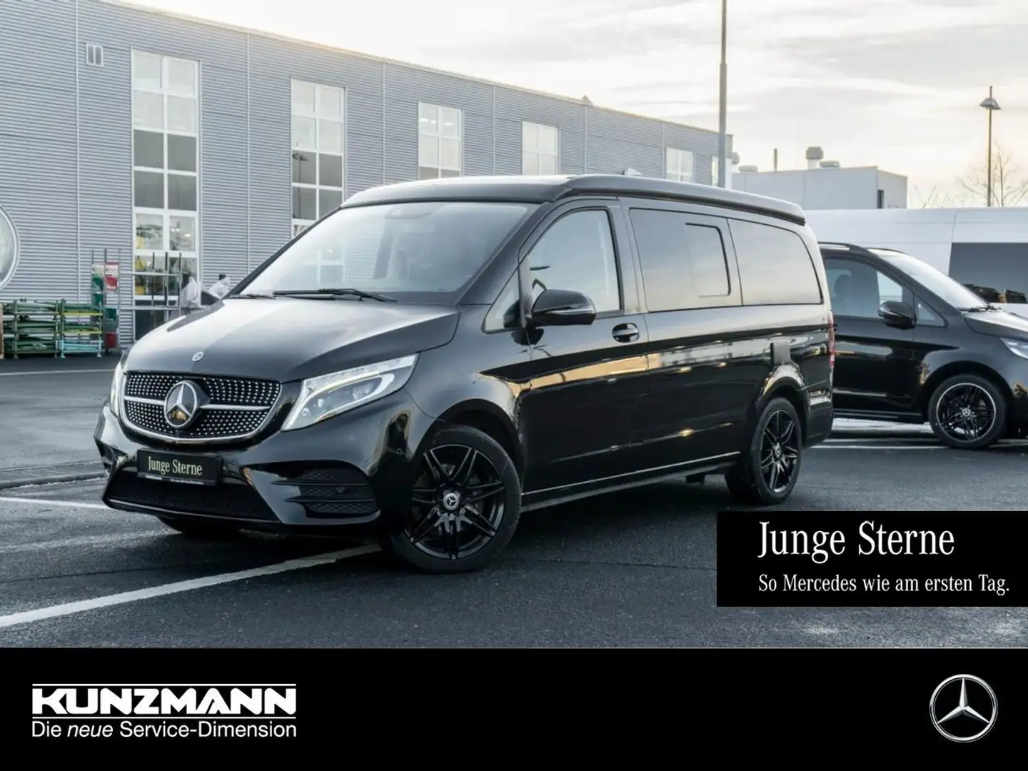 Mercedes-Benz V 300 d 4M Marco Polo Edition Night Distronic 360 Schwarz - 1