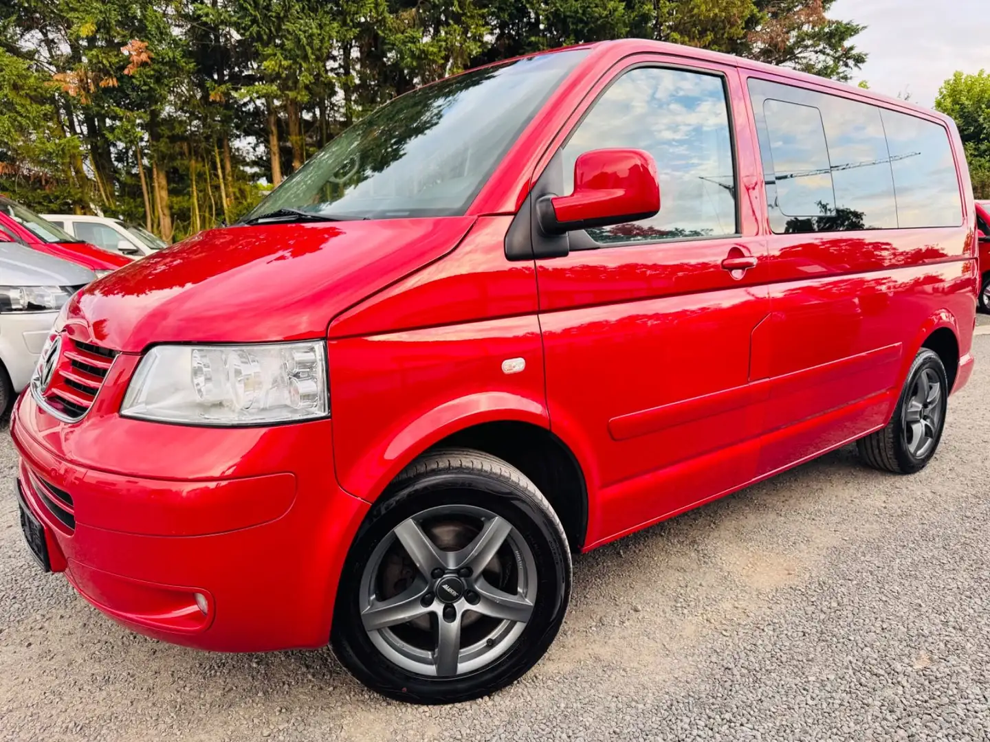 Volkswagen T5 Multivan Comfortline/AHK/Stdhzung/Scheckheft Rot - 1