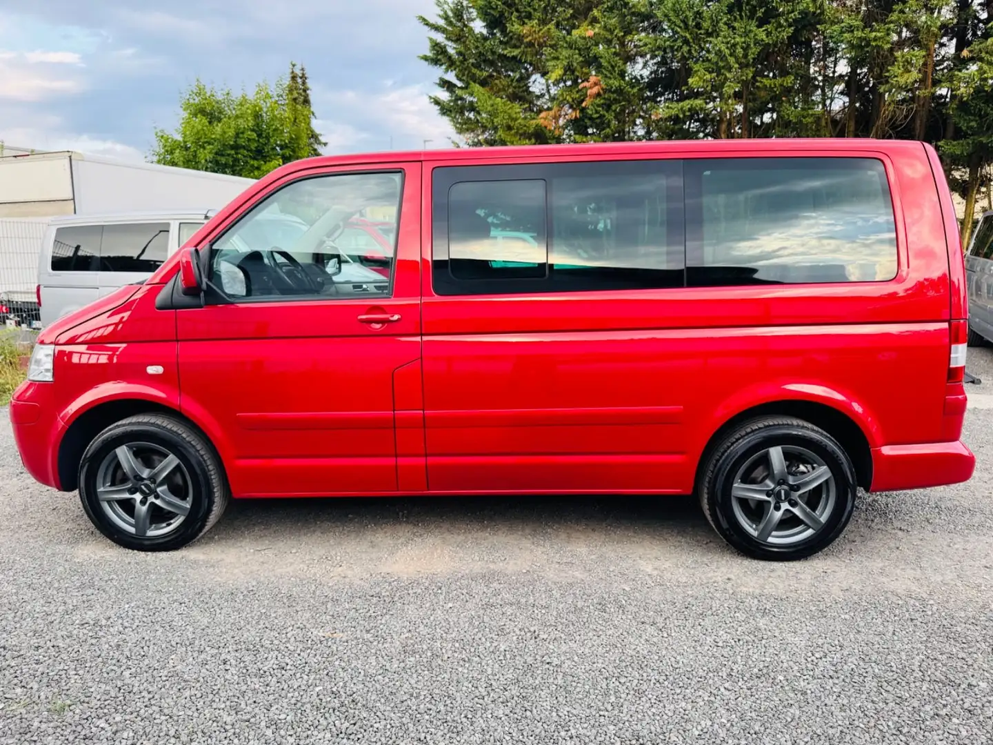 Volkswagen T5 Multivan Comfortline/AHK/Stdhzung/Scheckheft Rot - 2