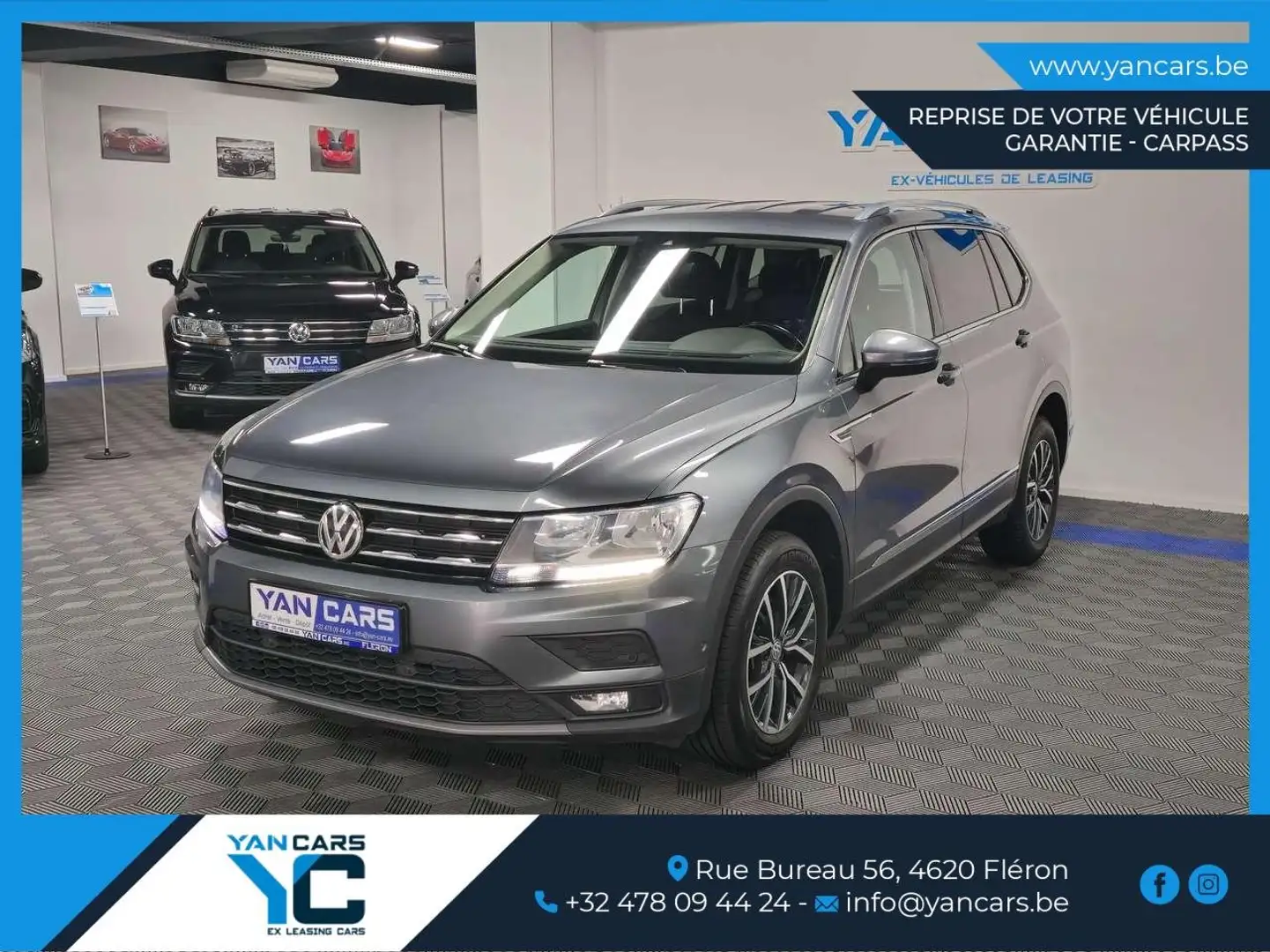 Volkswagen Tiguan Allspace 2.0 TDi * 7 PLACES * AUTO. * GARANTIE *COMFORTLINE Noir - 1