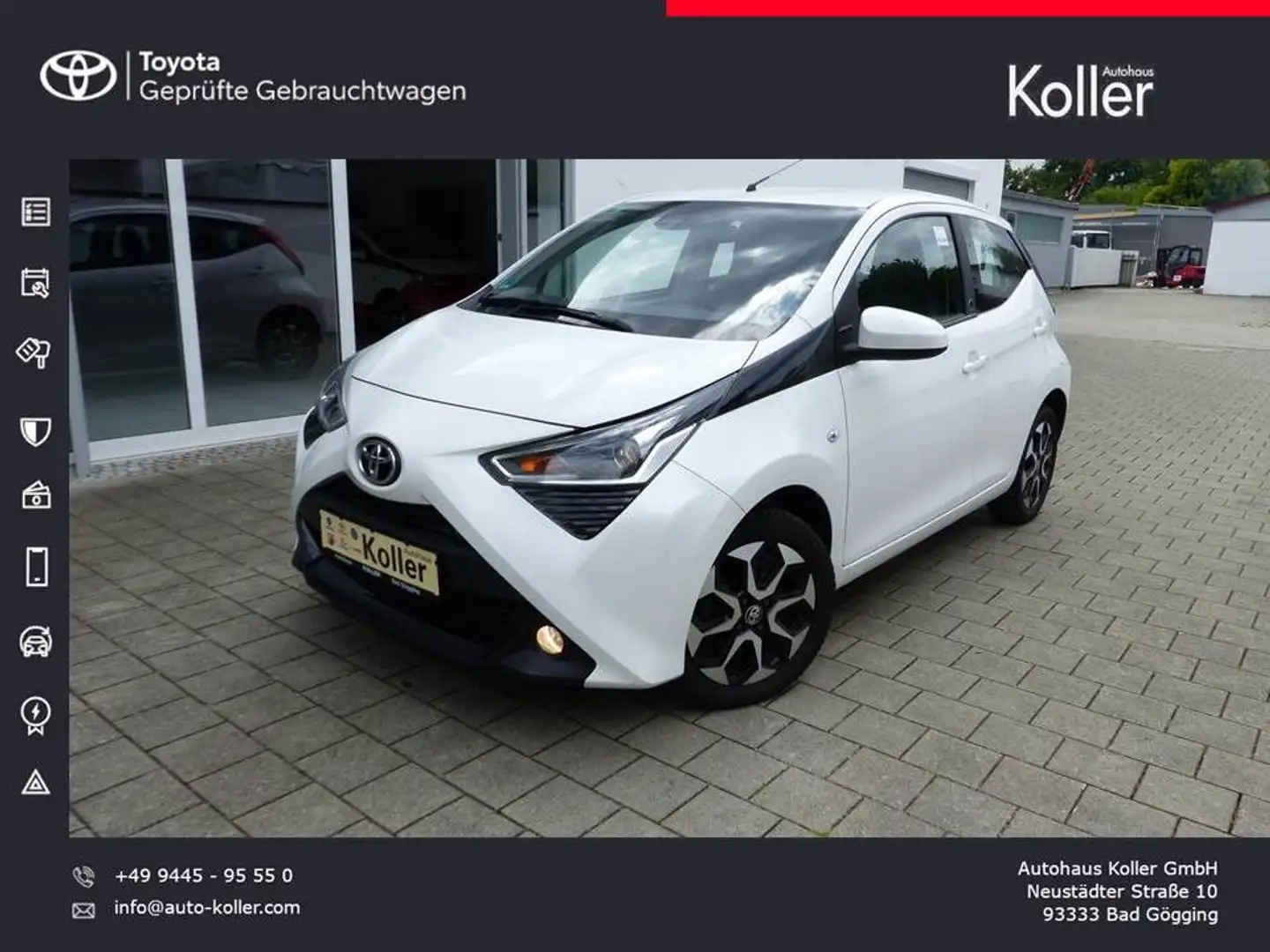 Toyota Aygo 1.0 x-play Team D Klima Kamera CarPlay Alu Blanc - 1