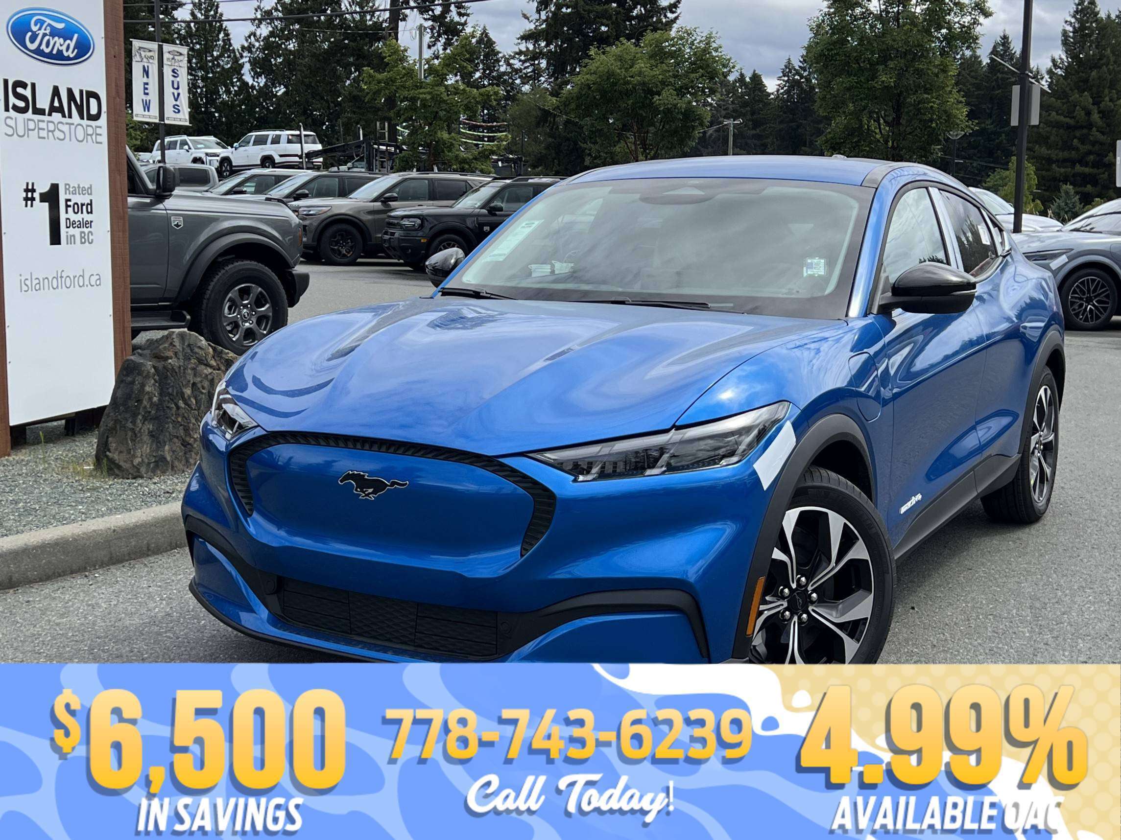 Blue 2026 Ford Mustang Mach-E SUV / Crossover All-Wheel Drive 1-Speed Automatic