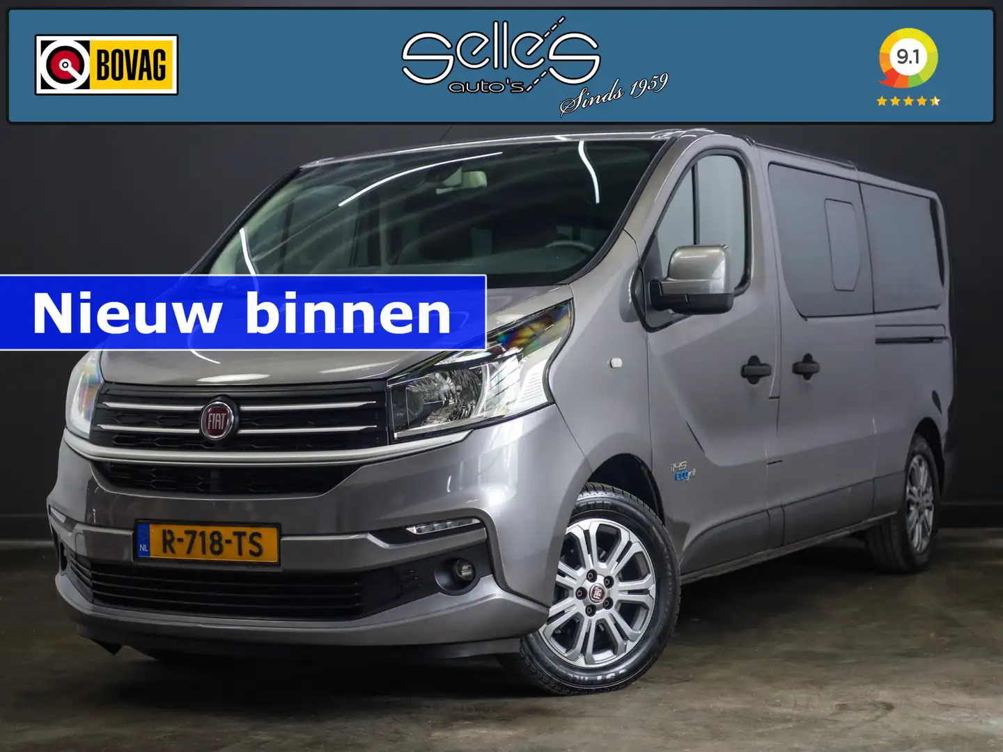 Fiat Talento 1.6 MJ EcoJet L2H1 Camera | 9 persoons | Rolstoel Grijs - 1