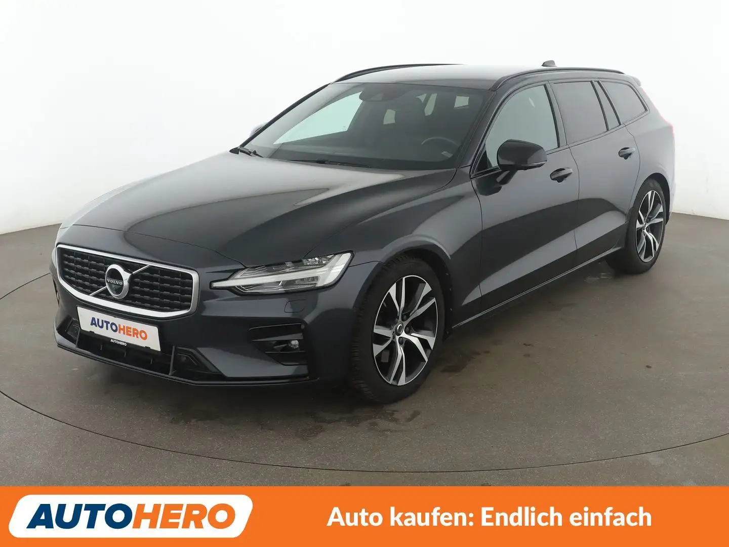 Volvo V60 2.0 T4 R-Design Aut.*NAV*LED*ACC*CAM*PDC*SHZ*BT Gris - 1