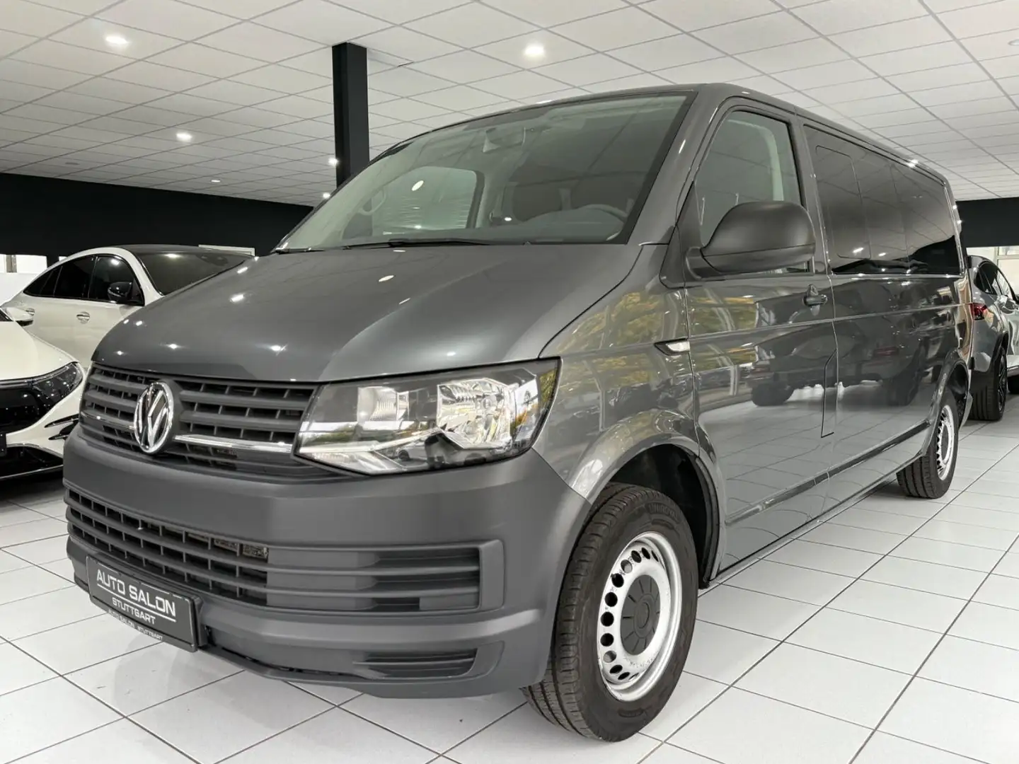 Volkswagen T6 Transporter 2.0 TDI DSG Lang *9-SITZER*KLIMAA.*SHZ*BLUETOOTH Gris - 1